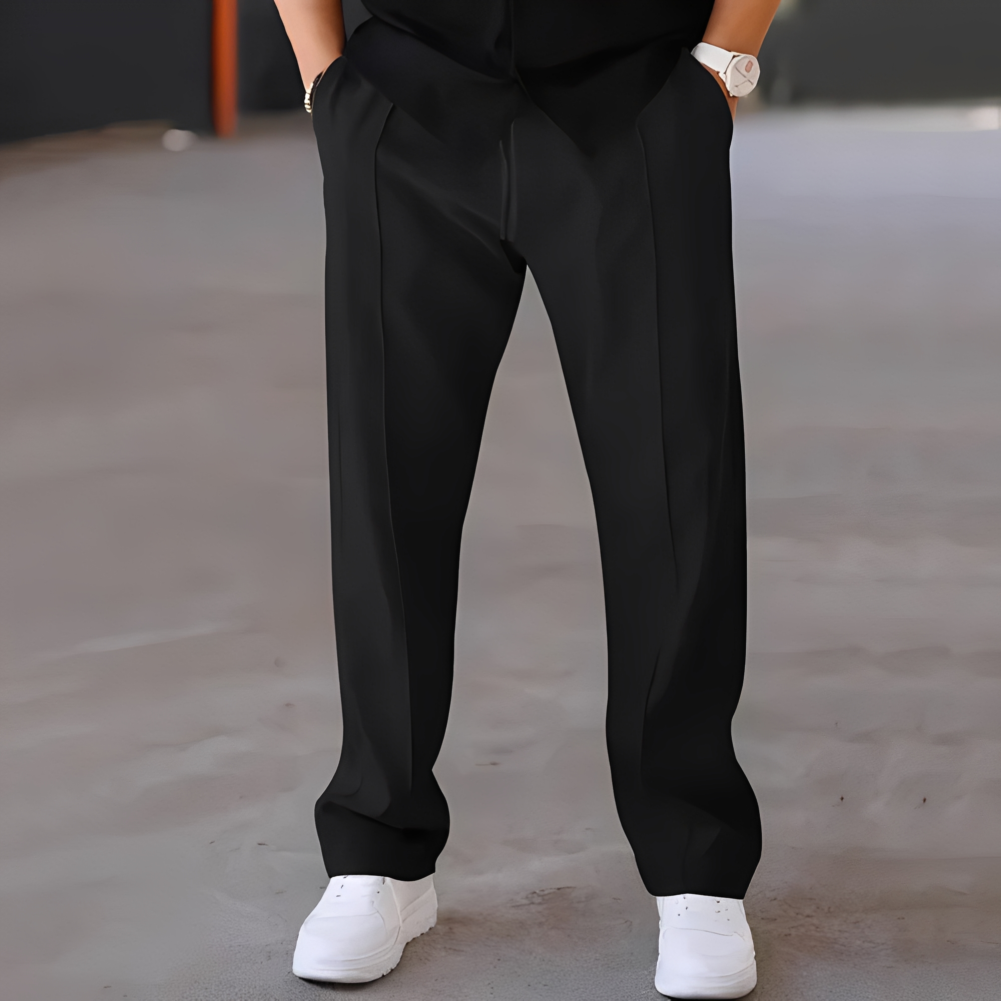 Fresniel - Modische Herrenhose, gerade und leger