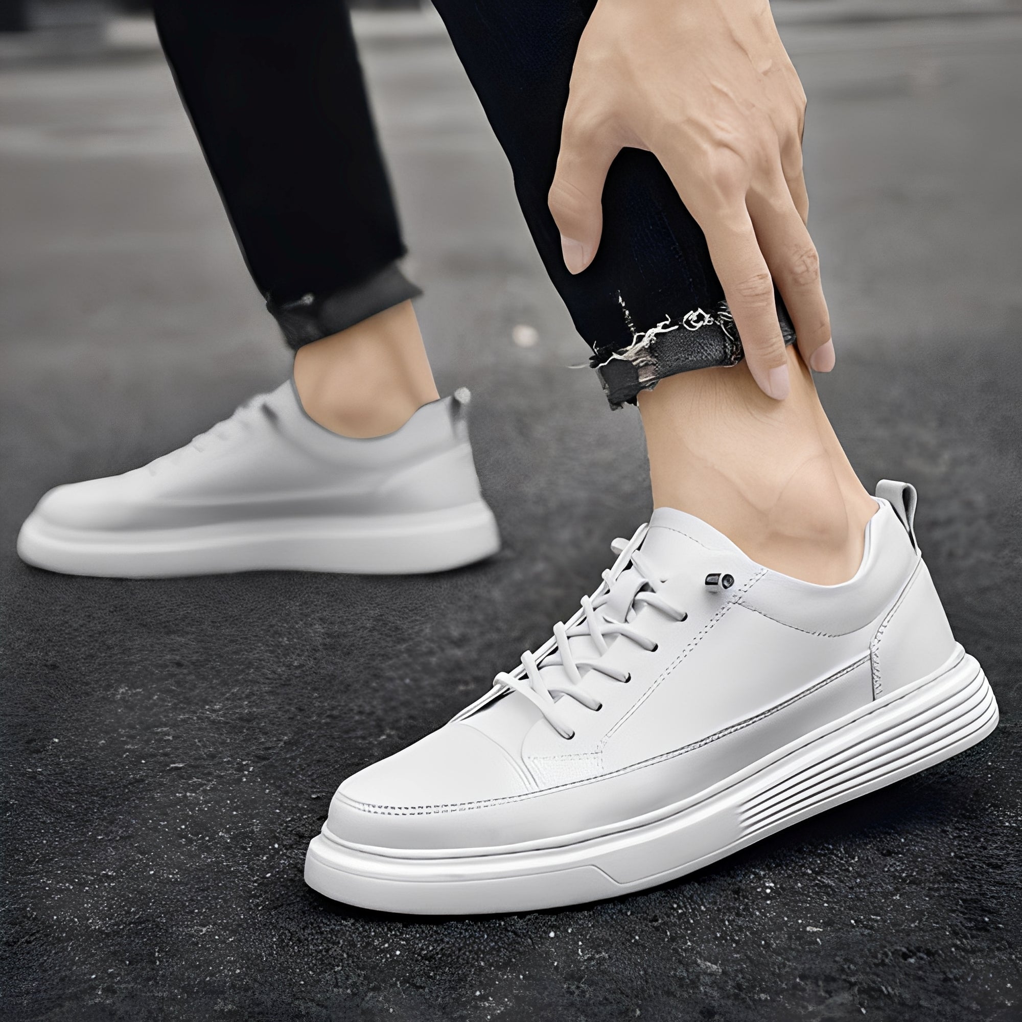 Romeo - Stilvolle flache Herrensneaker