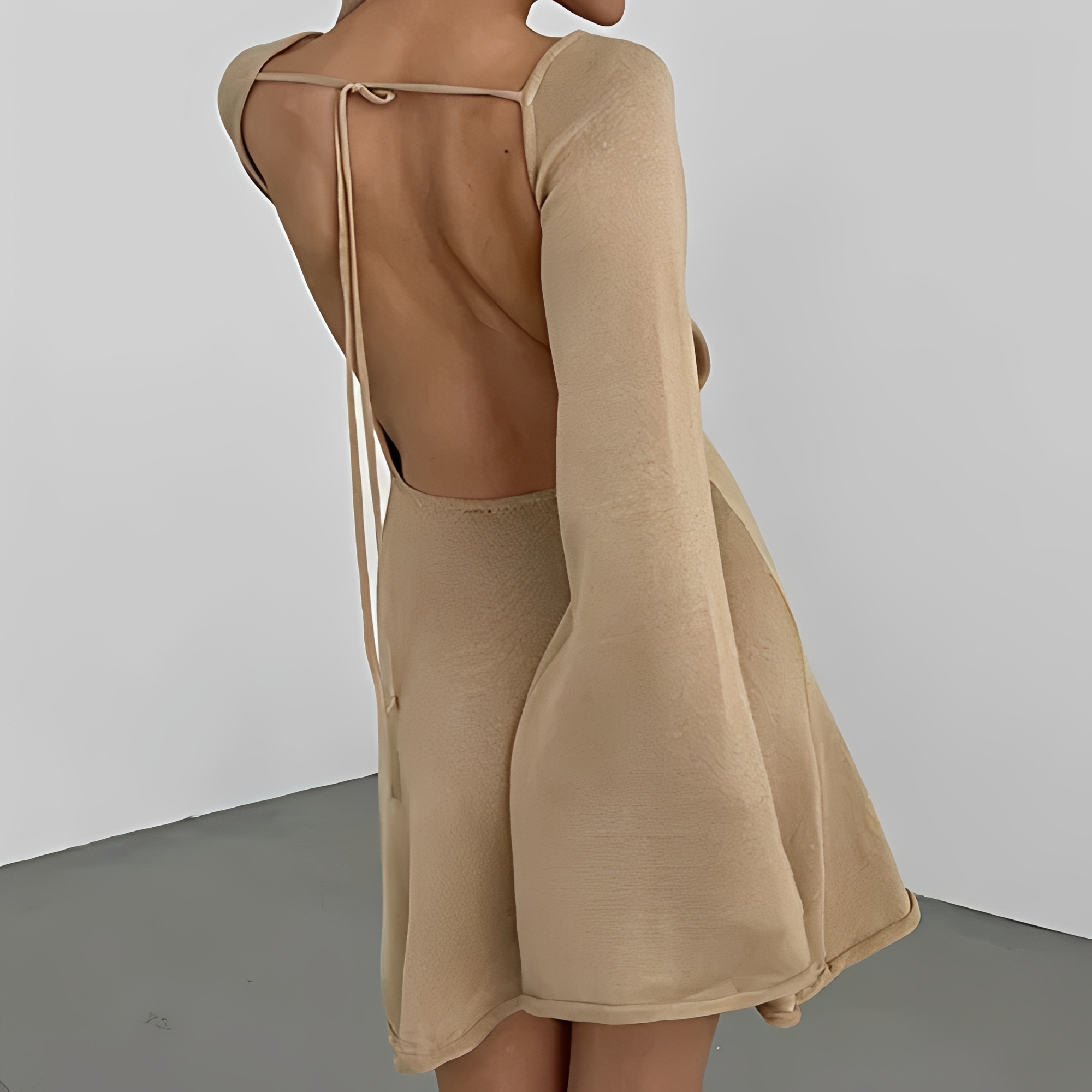 Aryana - Schickes Sommerkleid mit langen Ärmeln für Damen
