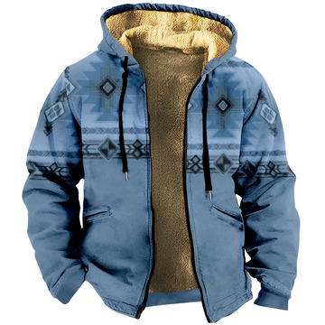 Edwin - Trendiger Herren-Hoodie mit Ethno-Muster