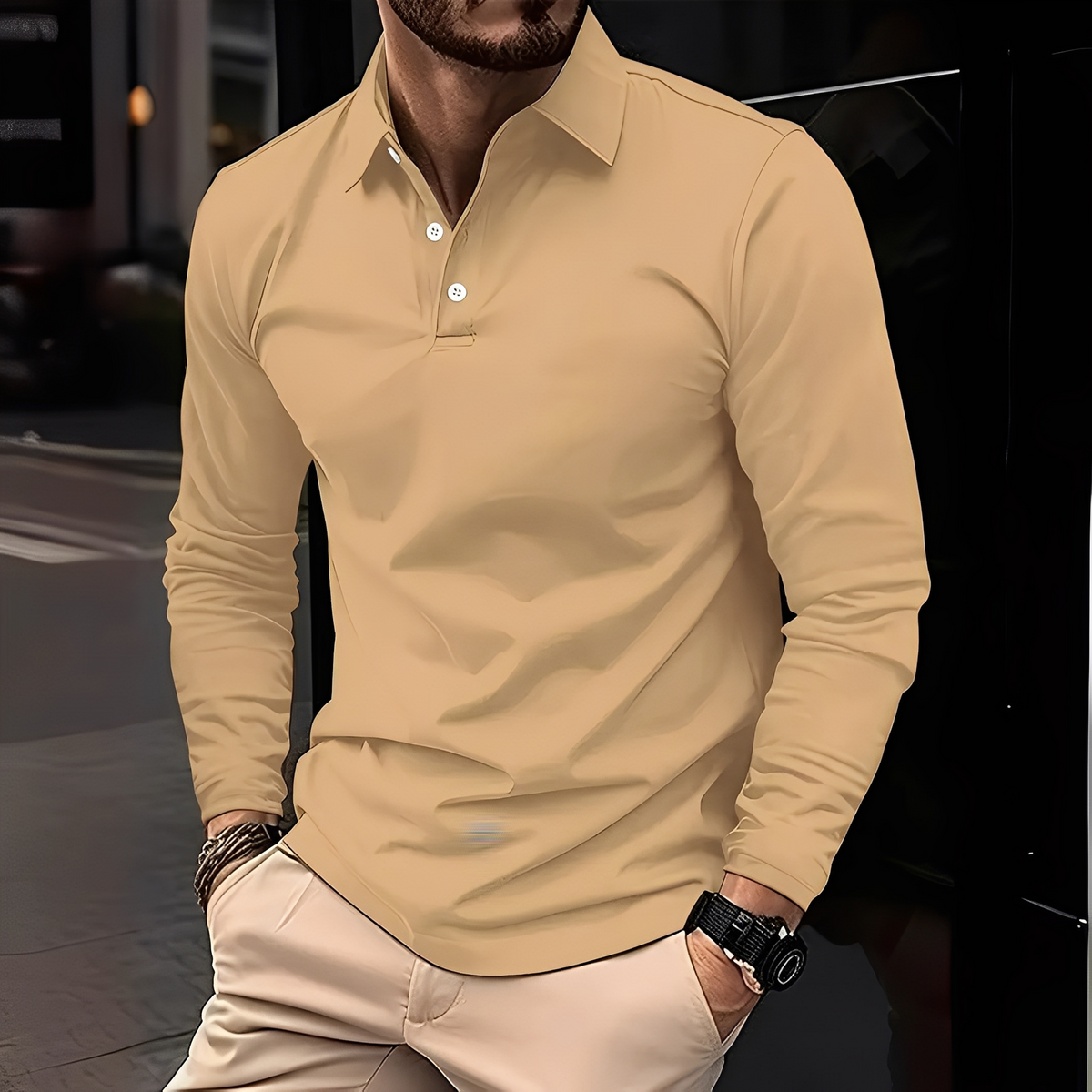 Deacon - Komfortables und strapazierfähiges Langarmshirt
