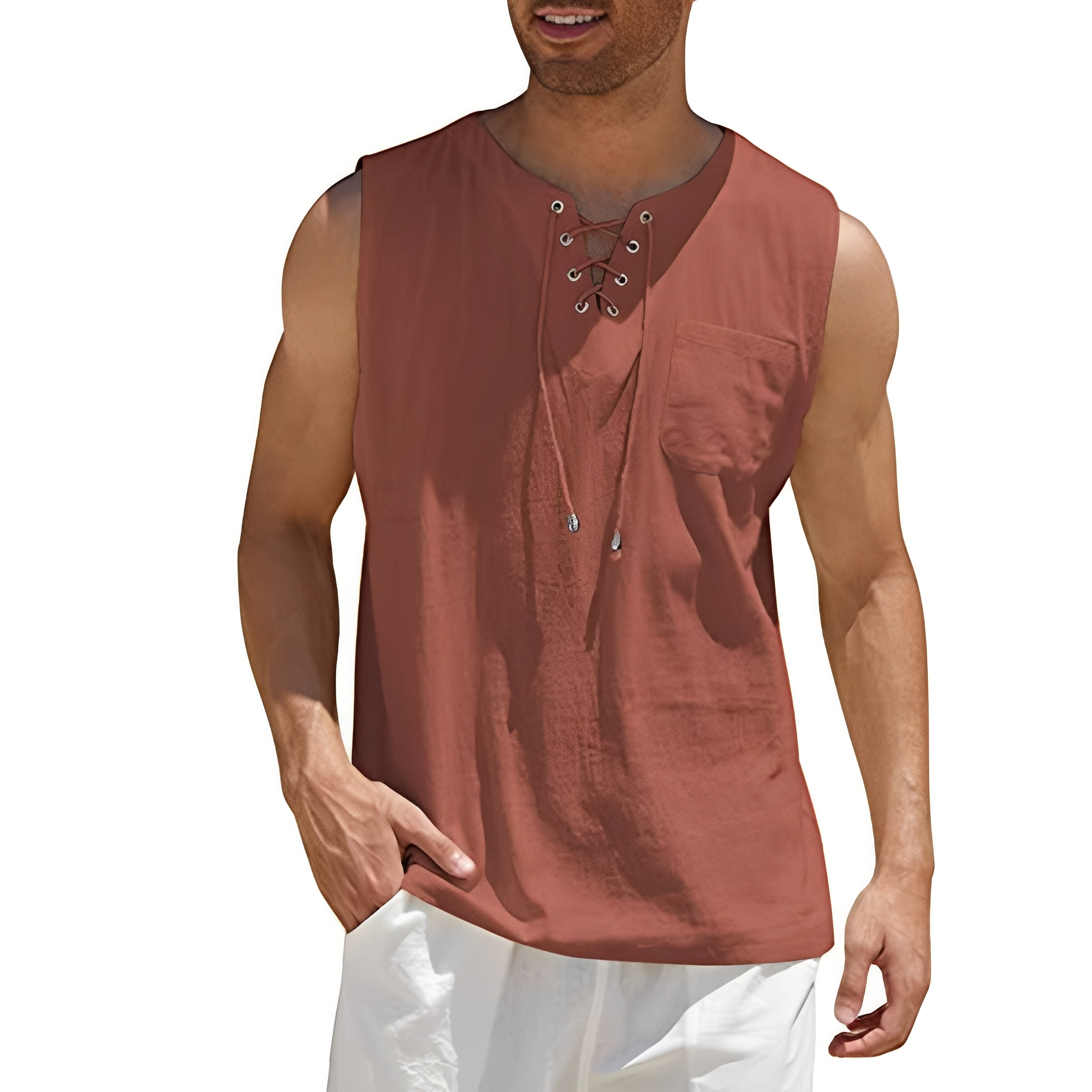 Alexia - Komfortables, ärmelloses Tanktop für Herren