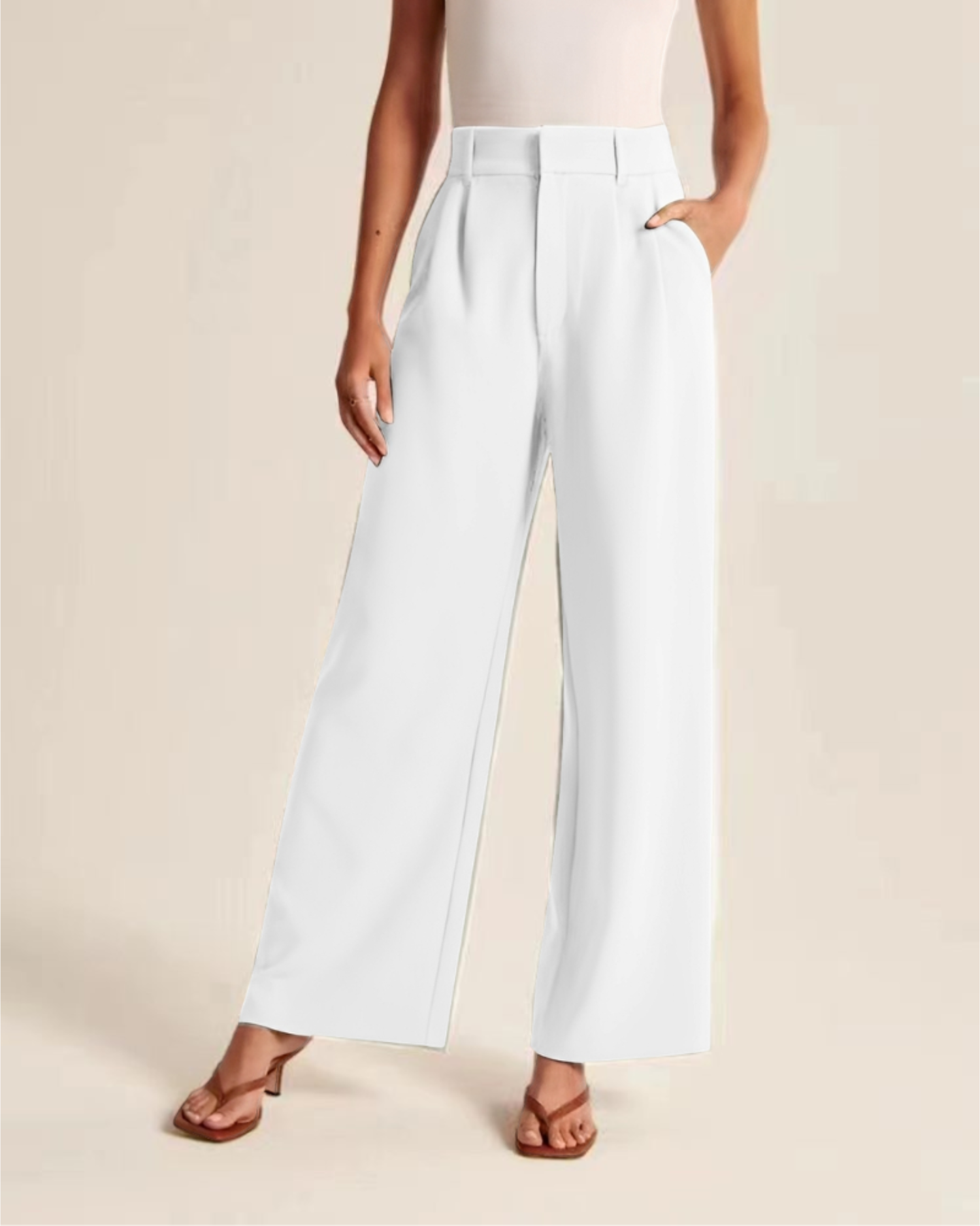 Ruth - Stilvolle Damenhose mit weitem Bein