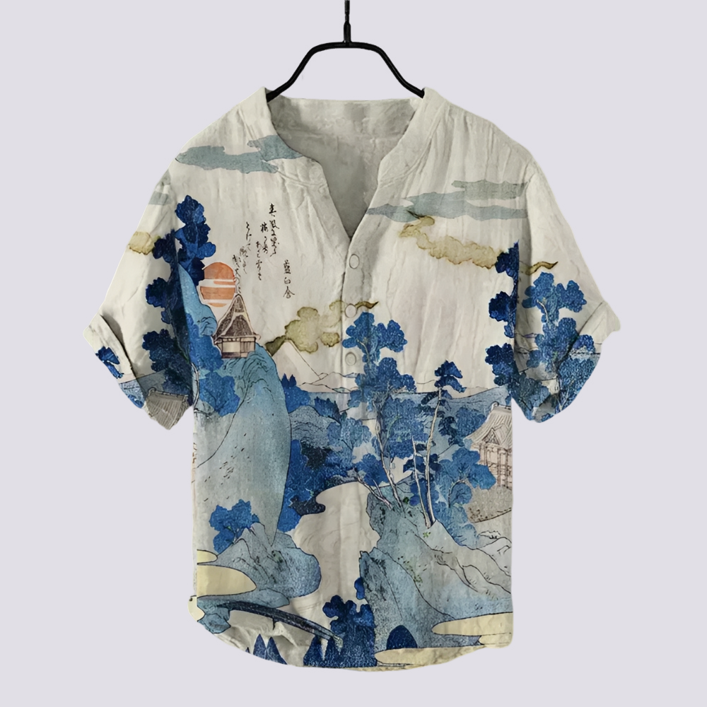 Fiona - Elegantes Shirt mit kreativem Druck für Damen