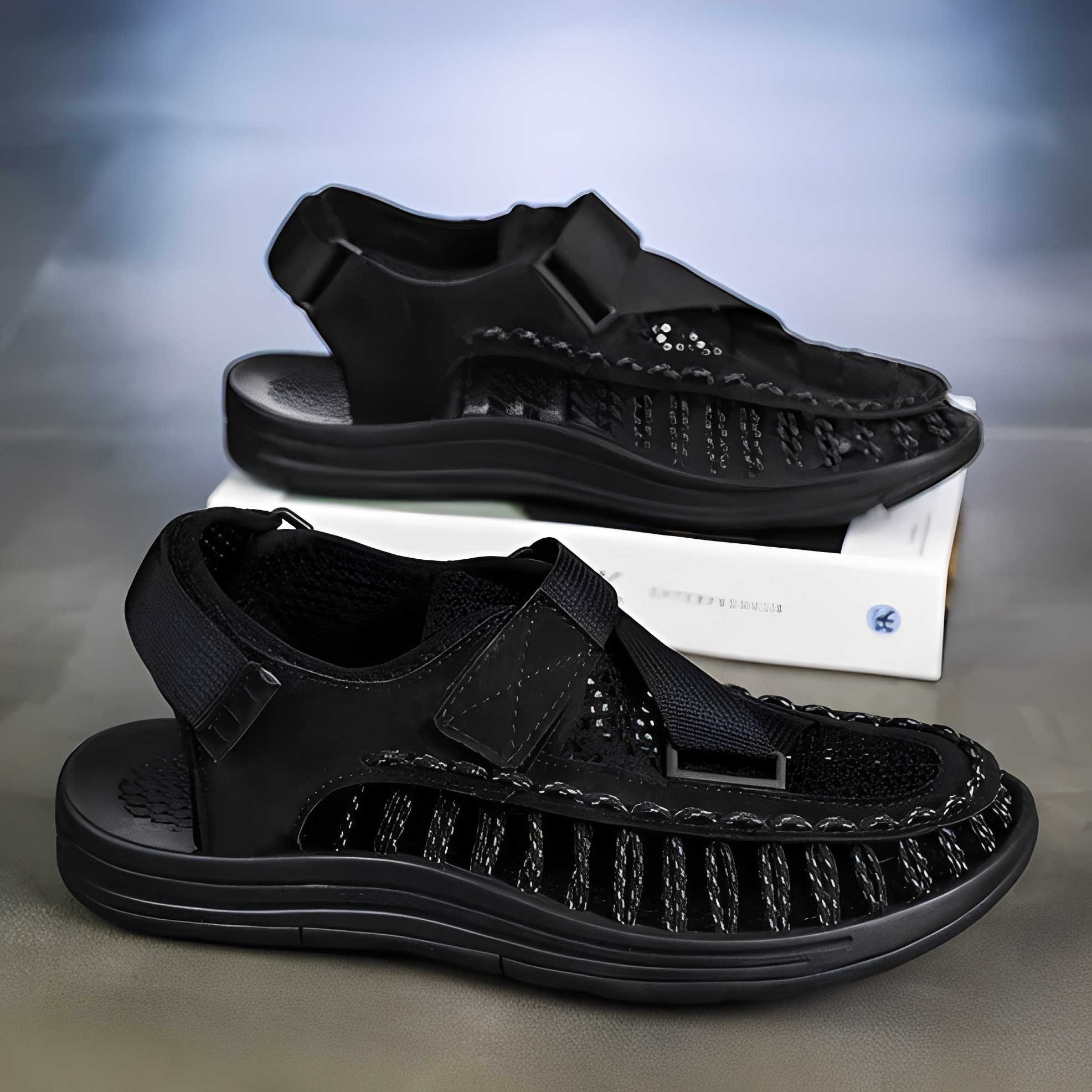 Alfien - Verstellbare und atmungsaktive Sandalen für Herren