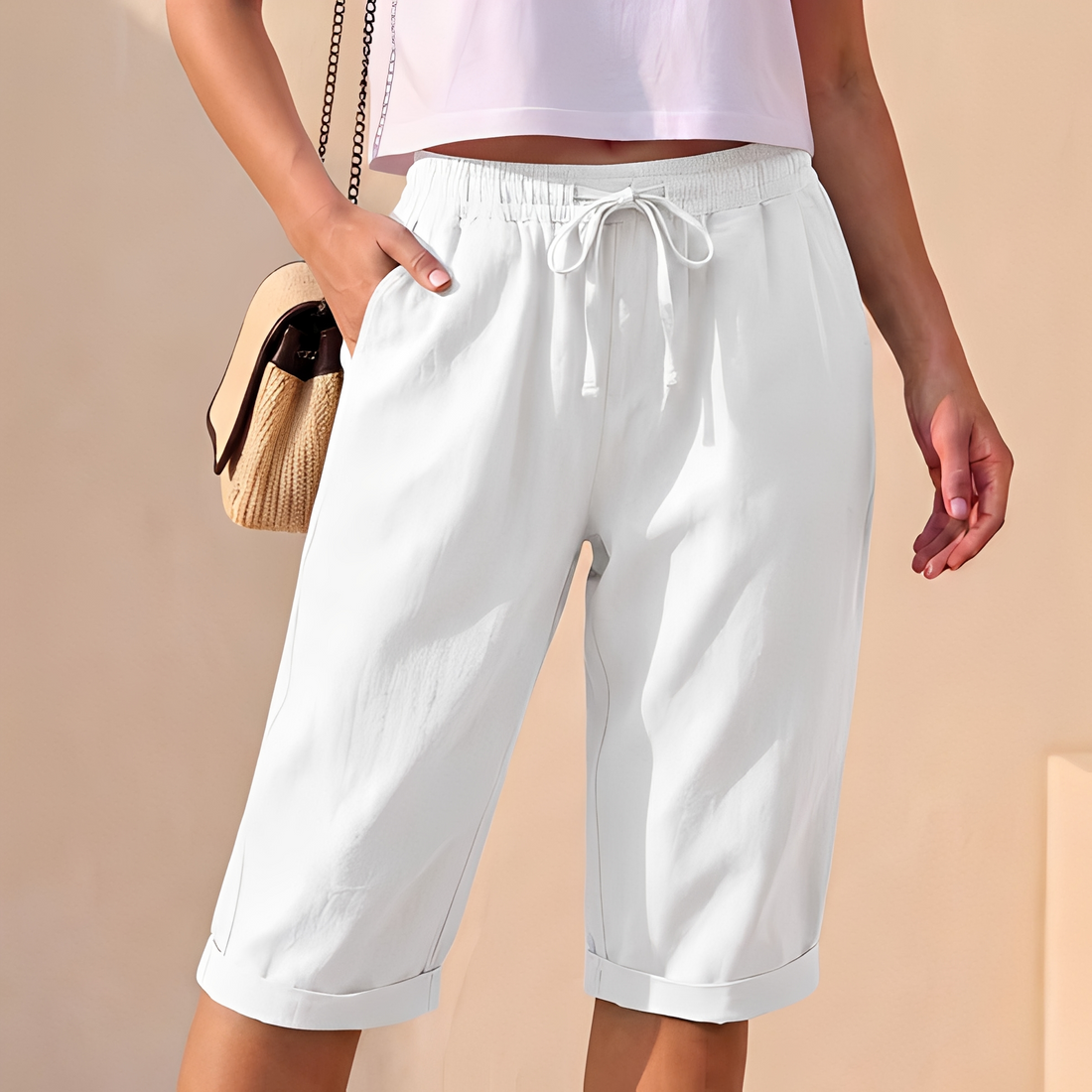 Kemmy - Stilvolle, lockere Sommerhose für Damen mit kurzem Schnitt