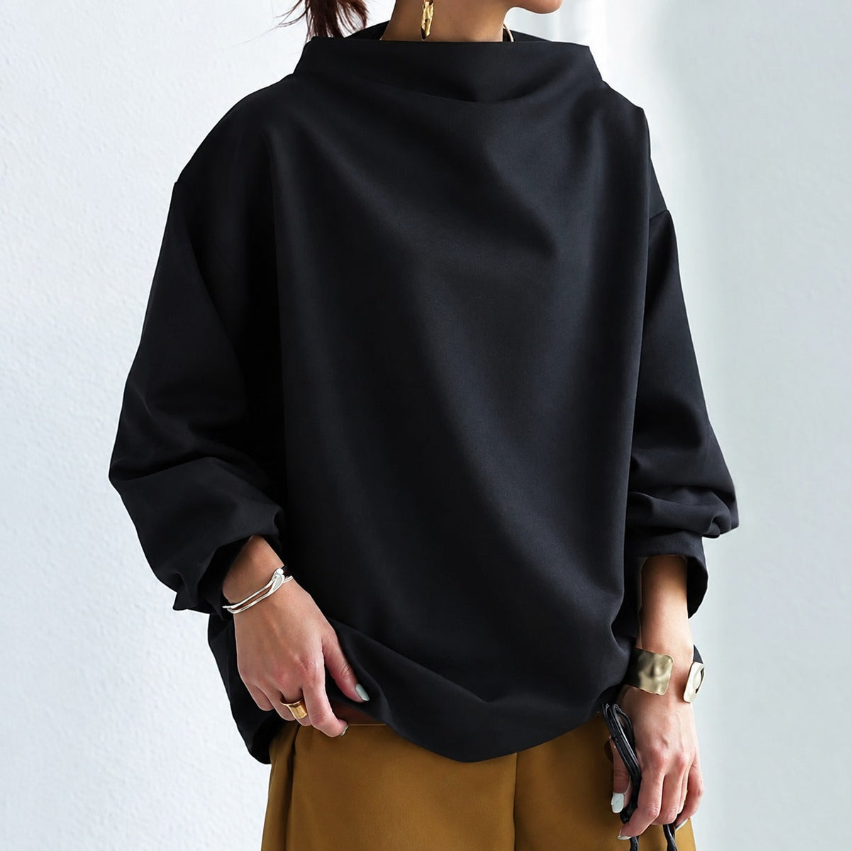 Eliana - Schicker, entspannter Rollkragenpullover