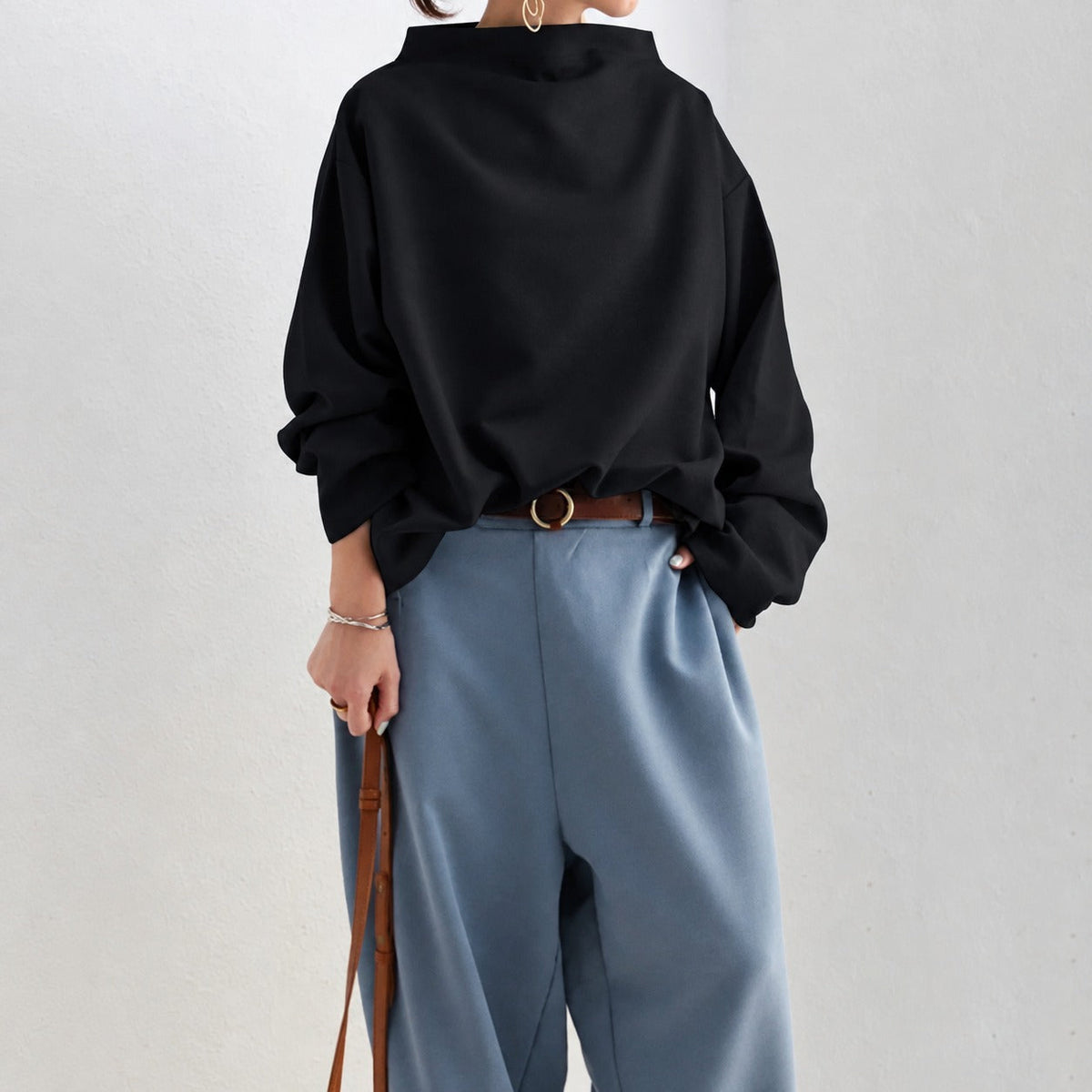 Eliana - Schicker, entspannter Rollkragenpullover