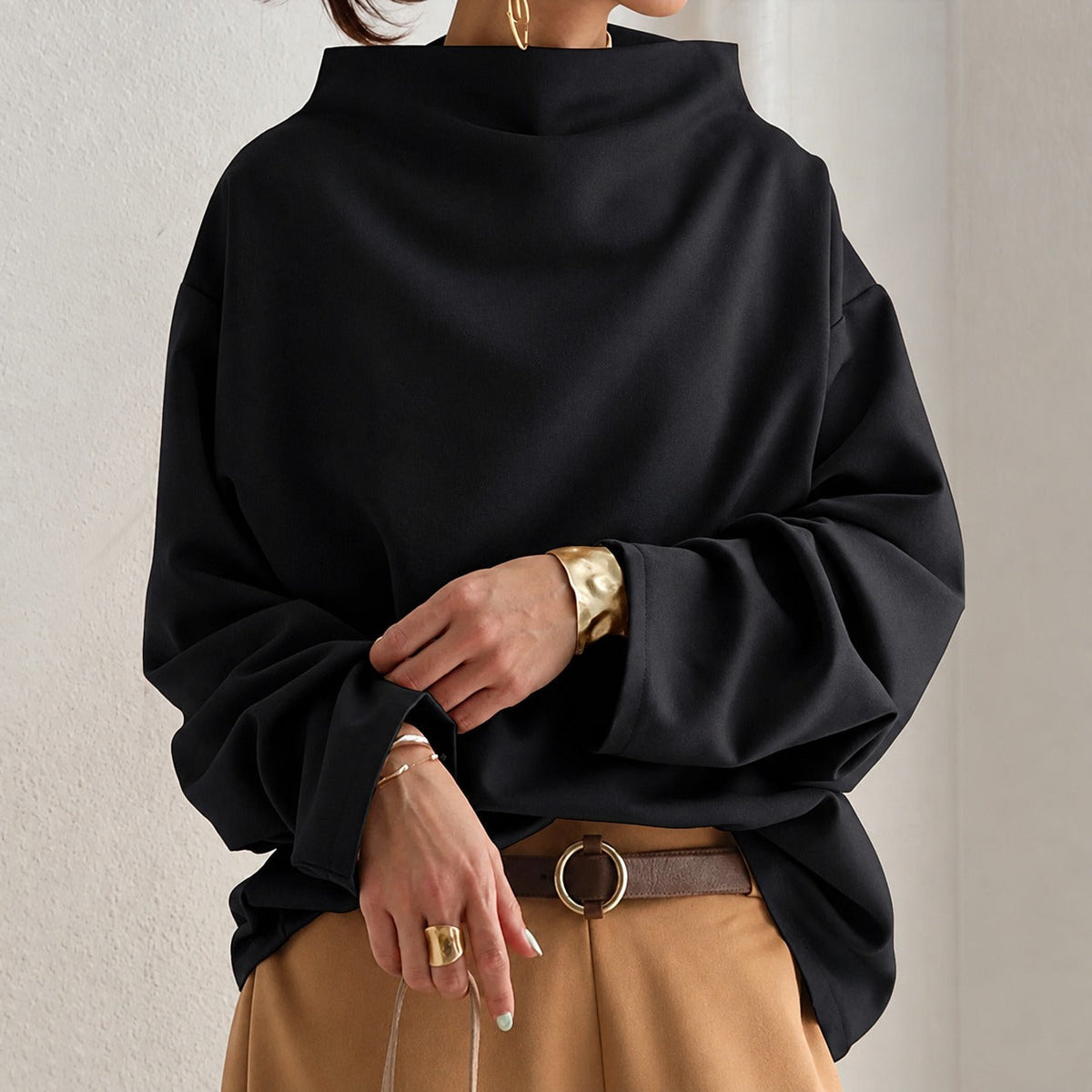 Eliana - Schicker, entspannter Rollkragenpullover