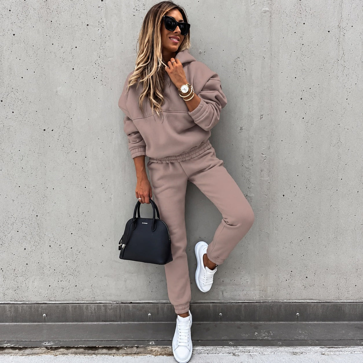 Alisha - Langarm-Sweatshirt und Hose im Set