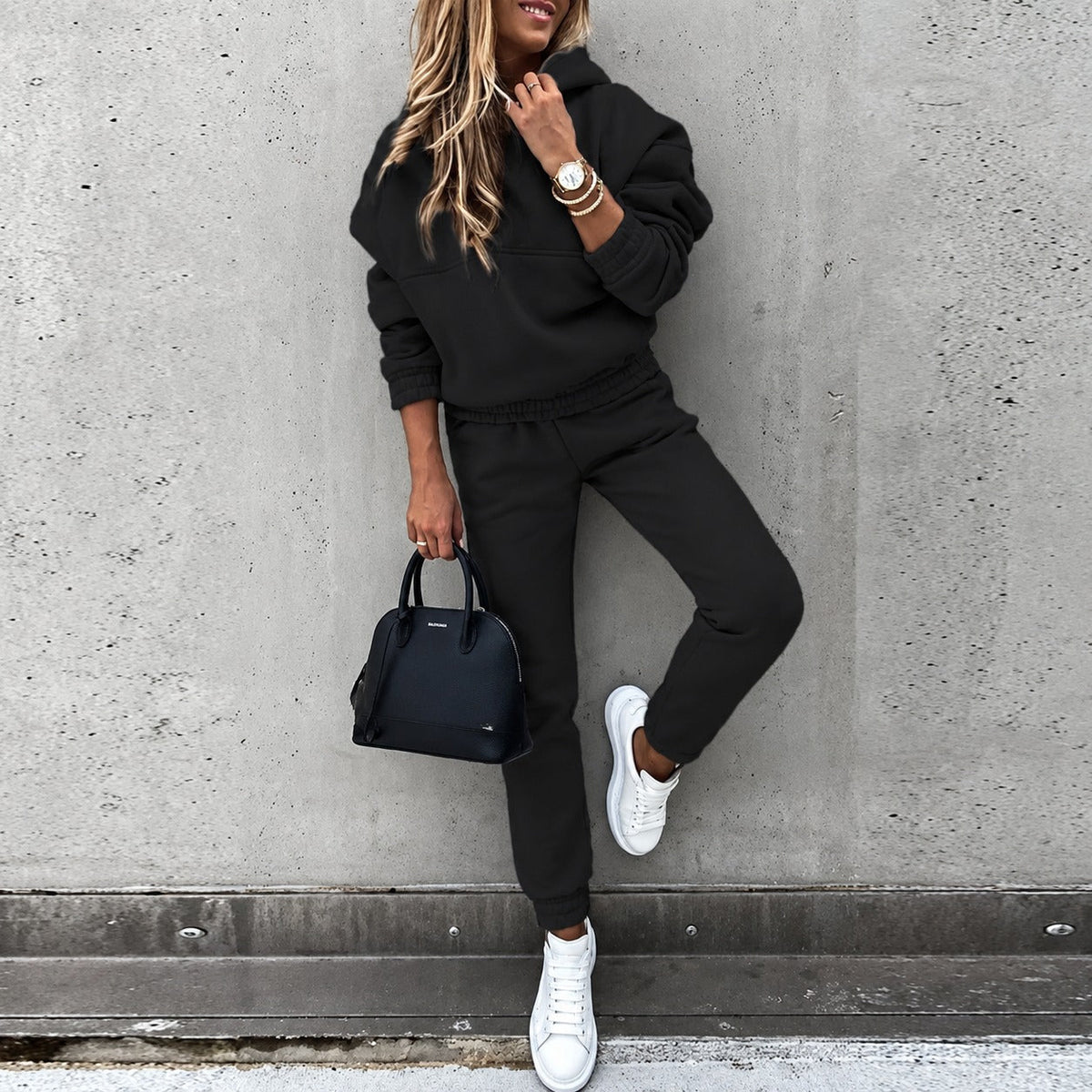 Alisha - Langarm-Sweatshirt und Hose im Set