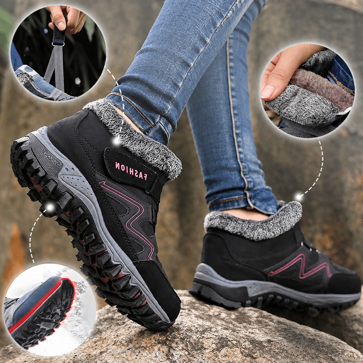 Tamara - Bequeme, warme Schuhe