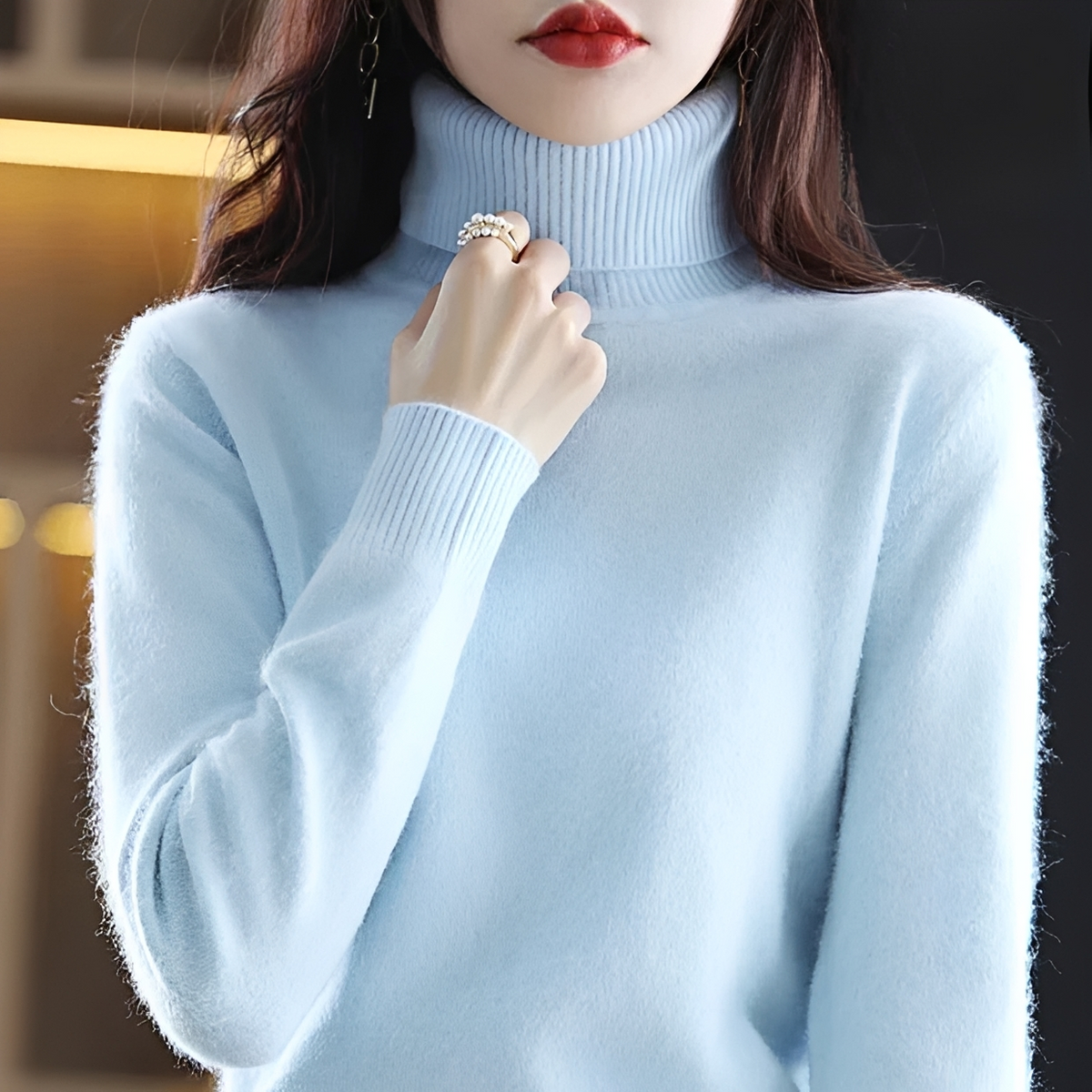 Letizia - Weicher Rollkragenpullover