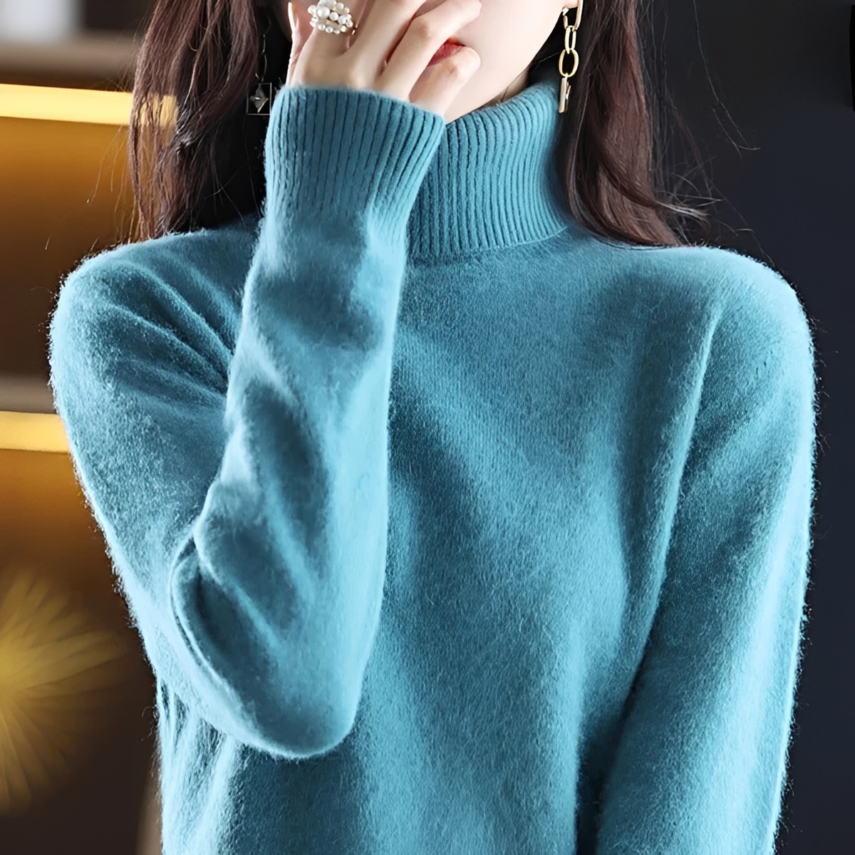 Letizia - Weicher Rollkragenpullover