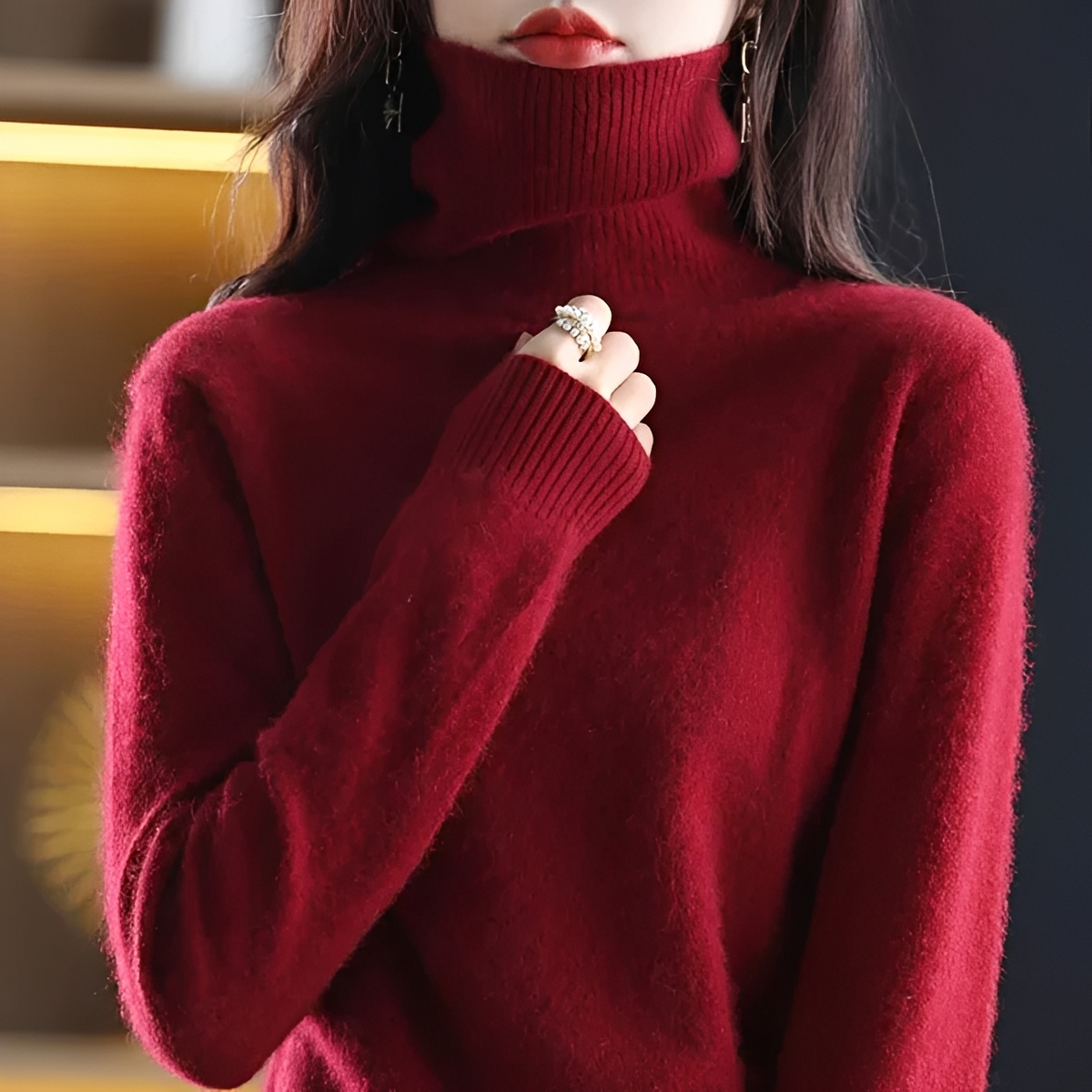 Letizia - Weicher Rollkragenpullover