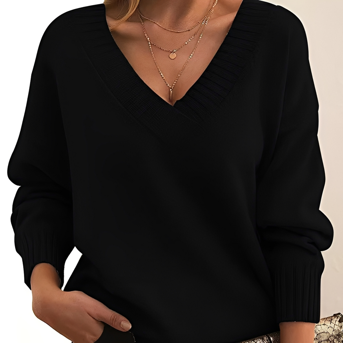 Mollie - Stilvoller und angenehmer V-Ausschnitt-Pullover