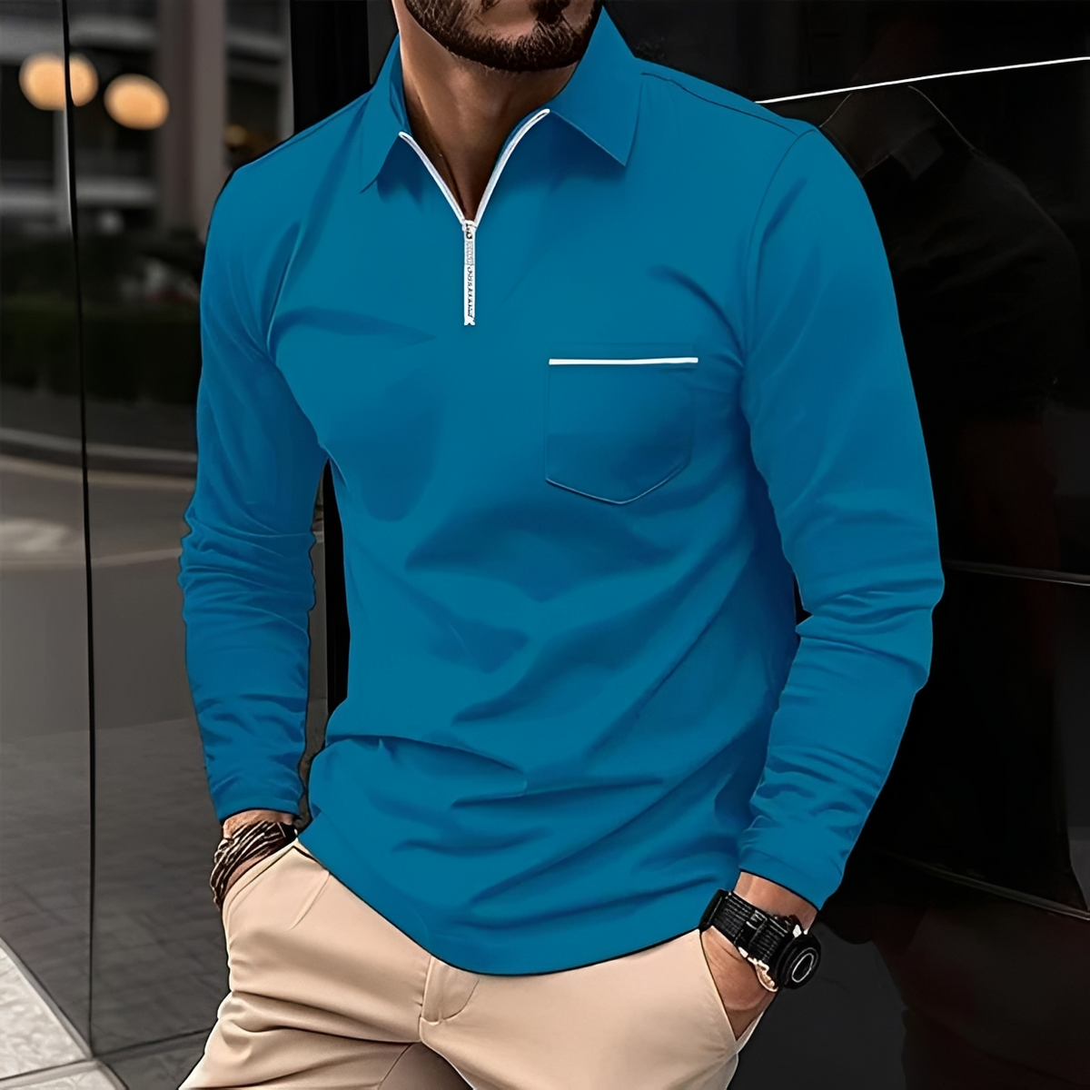 Romeo - Klassisch und angenehm: Langarmshirt