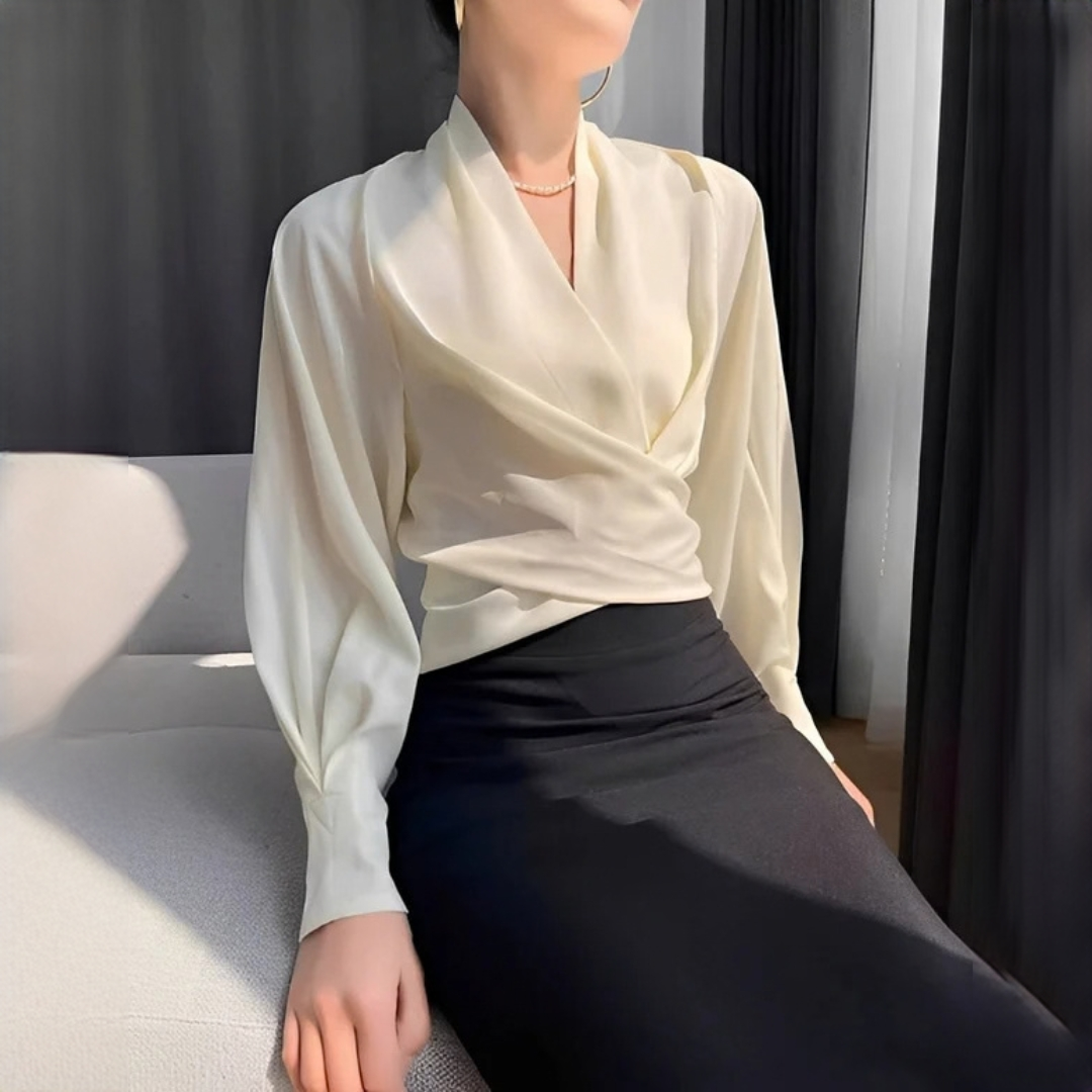 Annora - Elegante und modische Langarmbluse