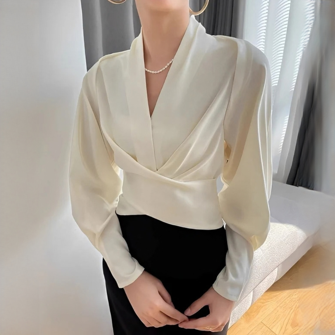 Annora - Elegante und modische Langarmbluse