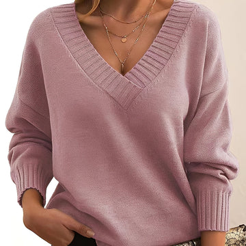 Mollie - Stilvoller und angenehmer V-Ausschnitt-Pullover