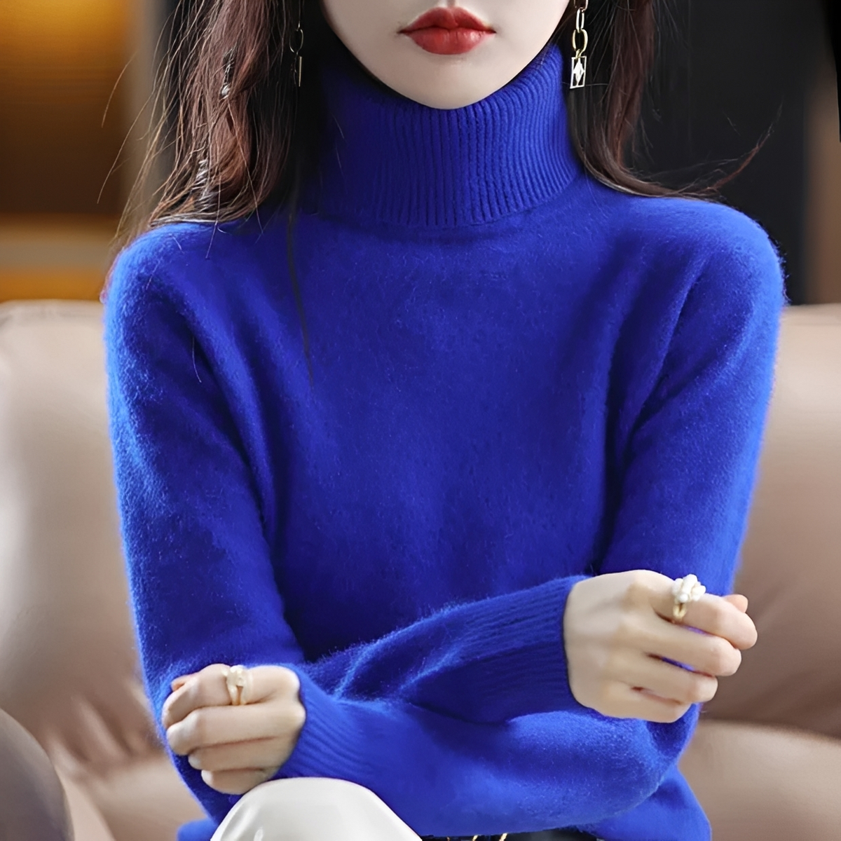 Letizia - Weicher Rollkragenpullover