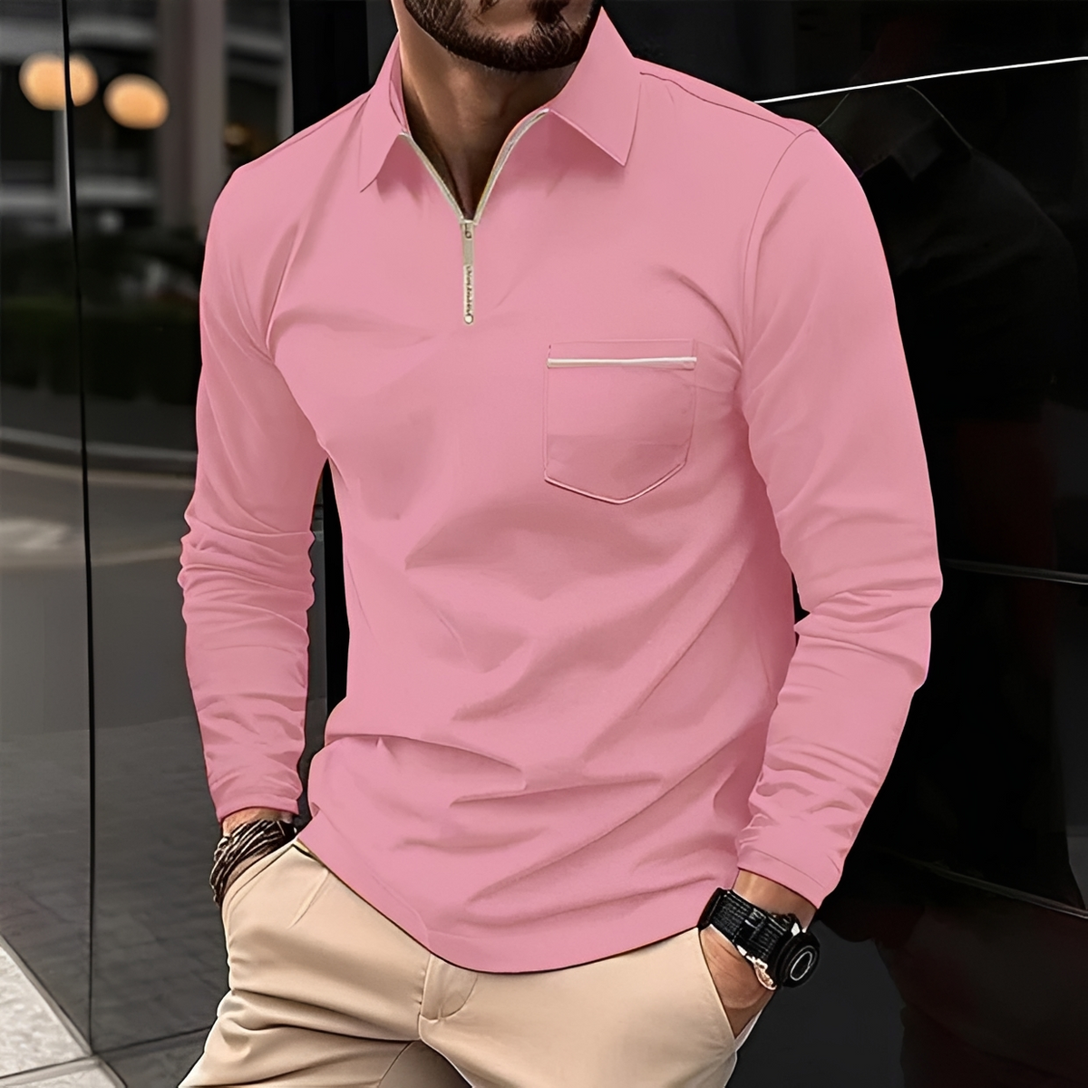 Romeo - Klassisch und angenehm: Langarmshirt