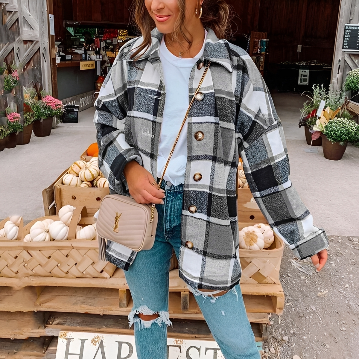 Anna - Elegantes und gemütliches Oversize-Shirt