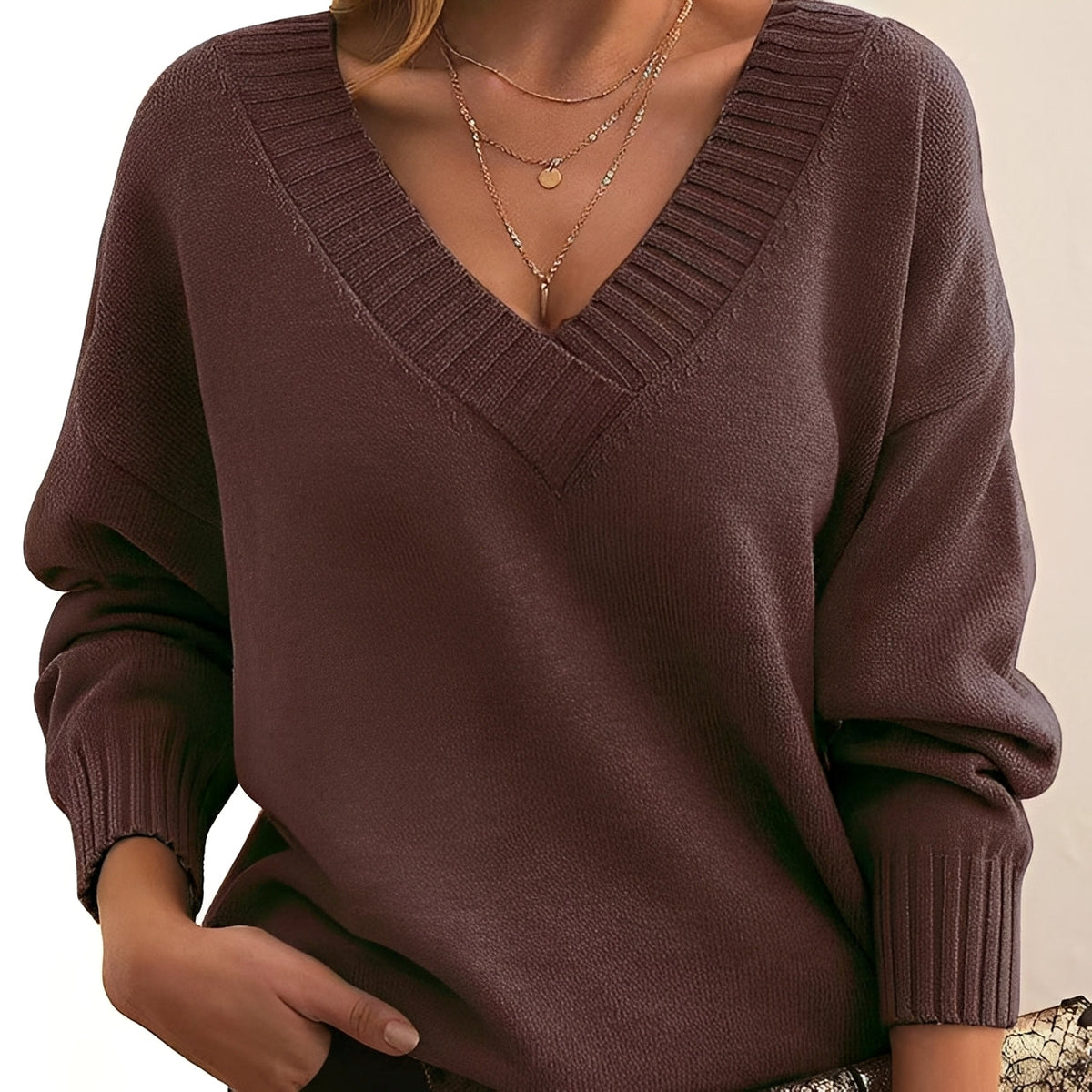 Mollie - Stilvoller und angenehmer V-Ausschnitt-Pullover