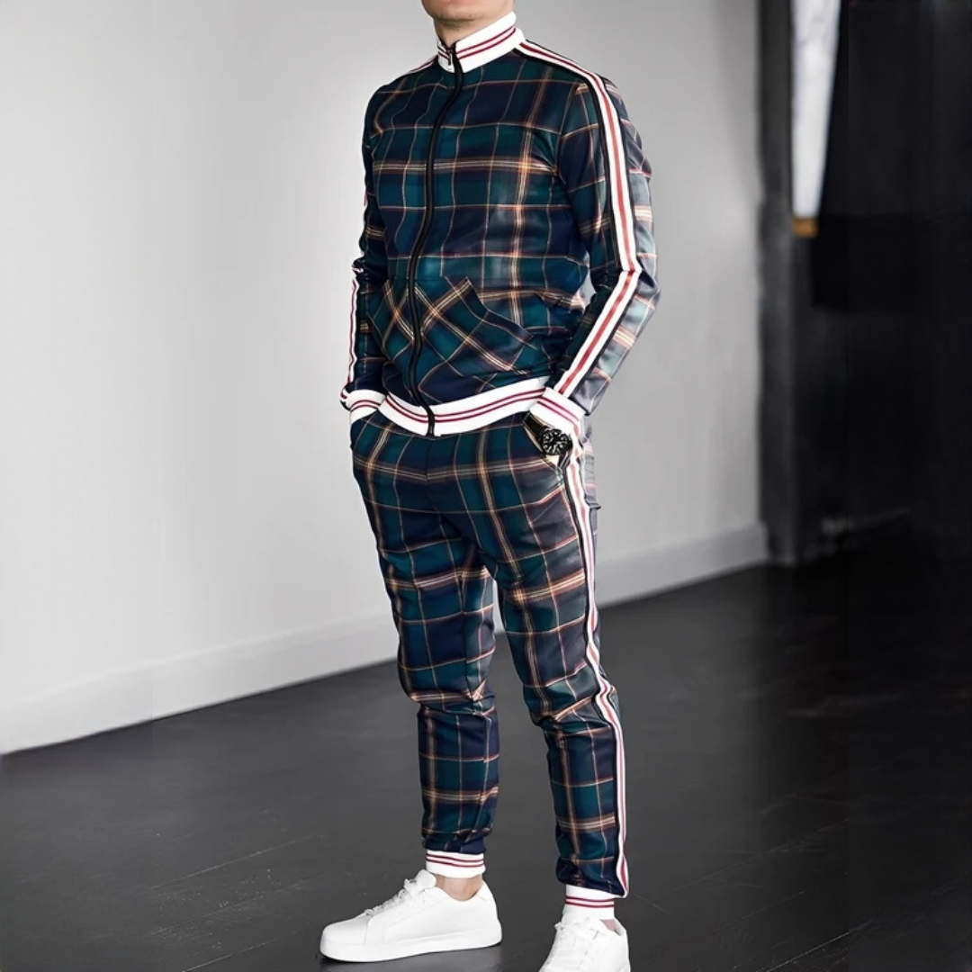 Neal - Modisches Set mit karierter Hose