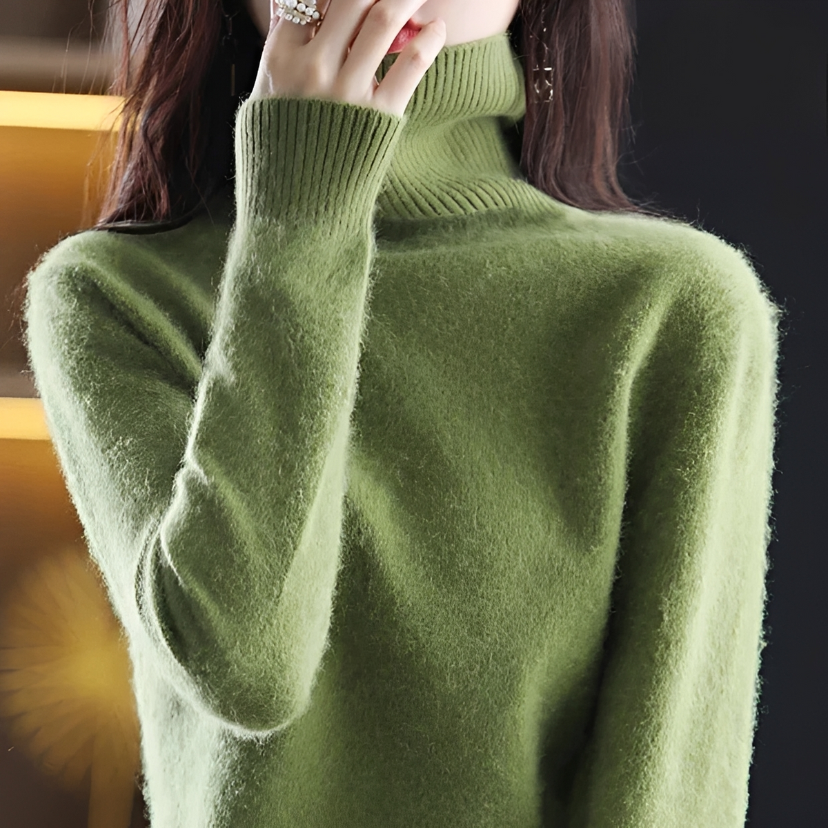 Letizia - Weicher Rollkragenpullover