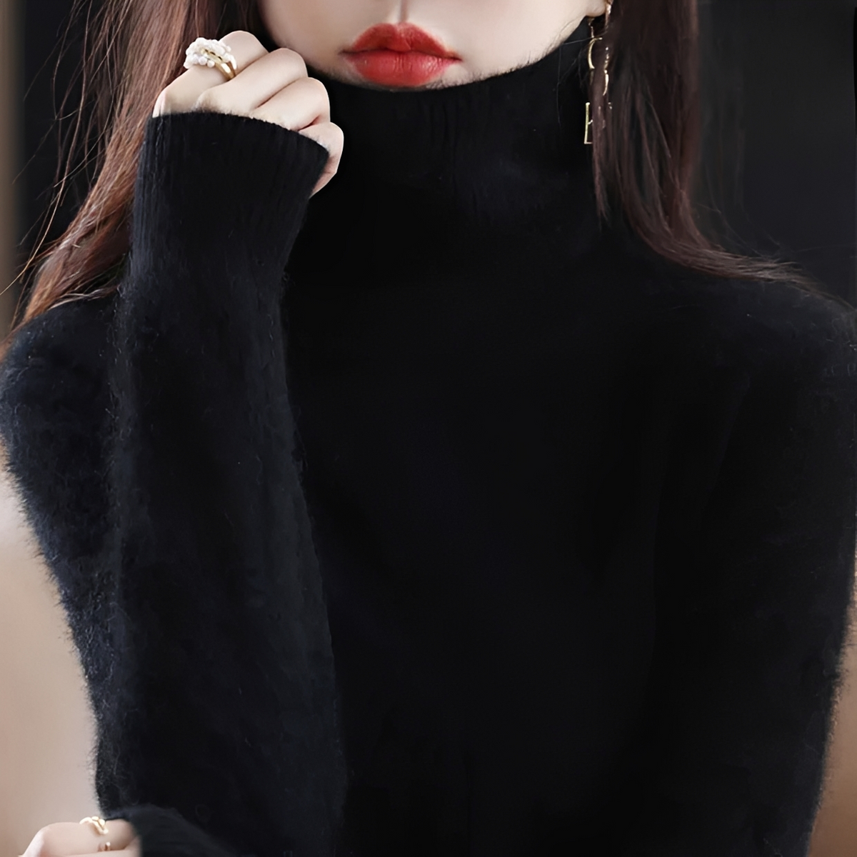 Letizia - Weicher Rollkragenpullover