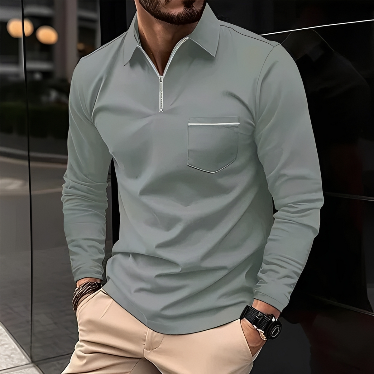 Romeo - Klassisch und angenehm: Langarmshirt