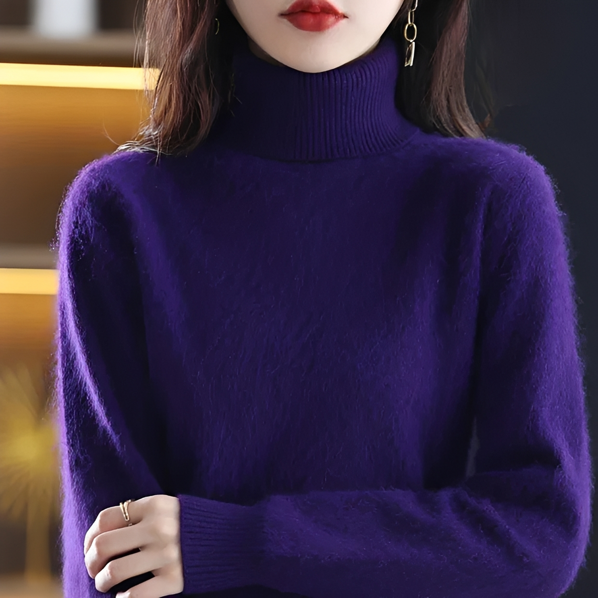 Letizia - Weicher Rollkragenpullover