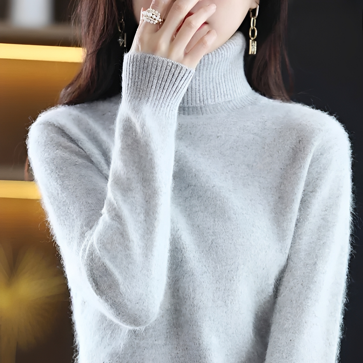 Letizia - Weicher Rollkragenpullover