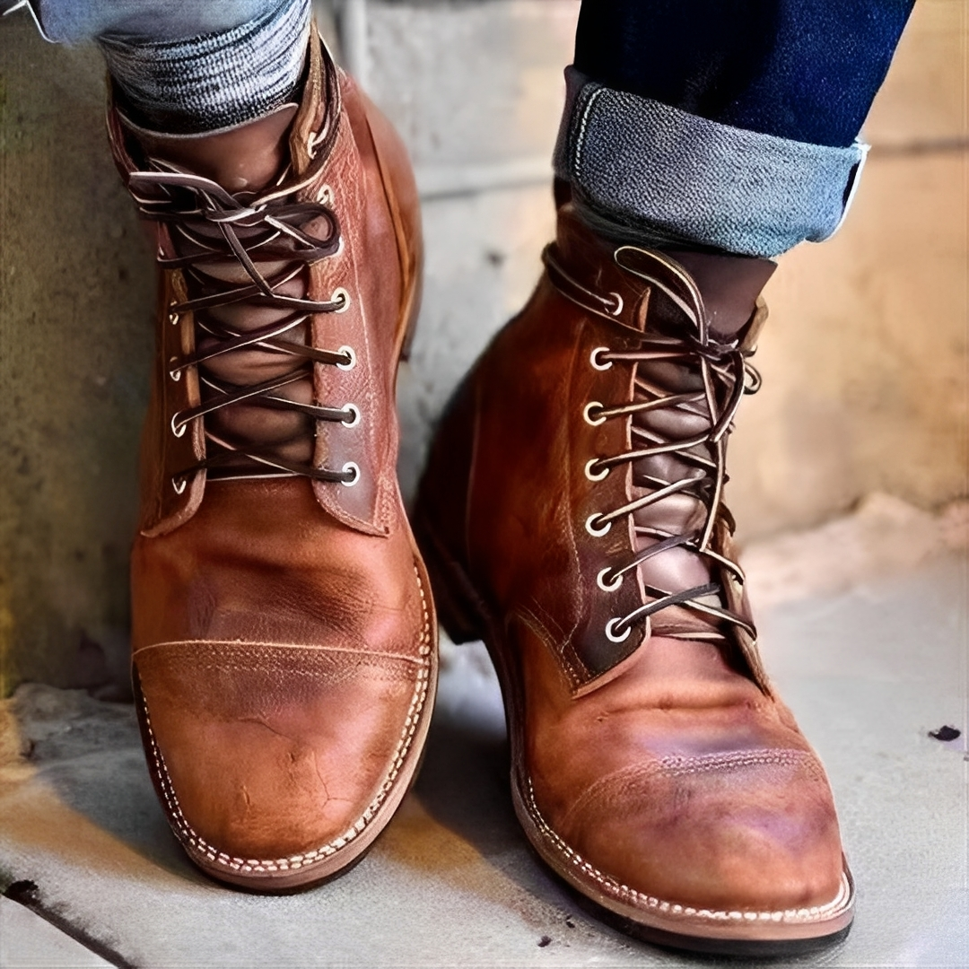 Hanzo - Klassische Herren-Schnürstiefel
