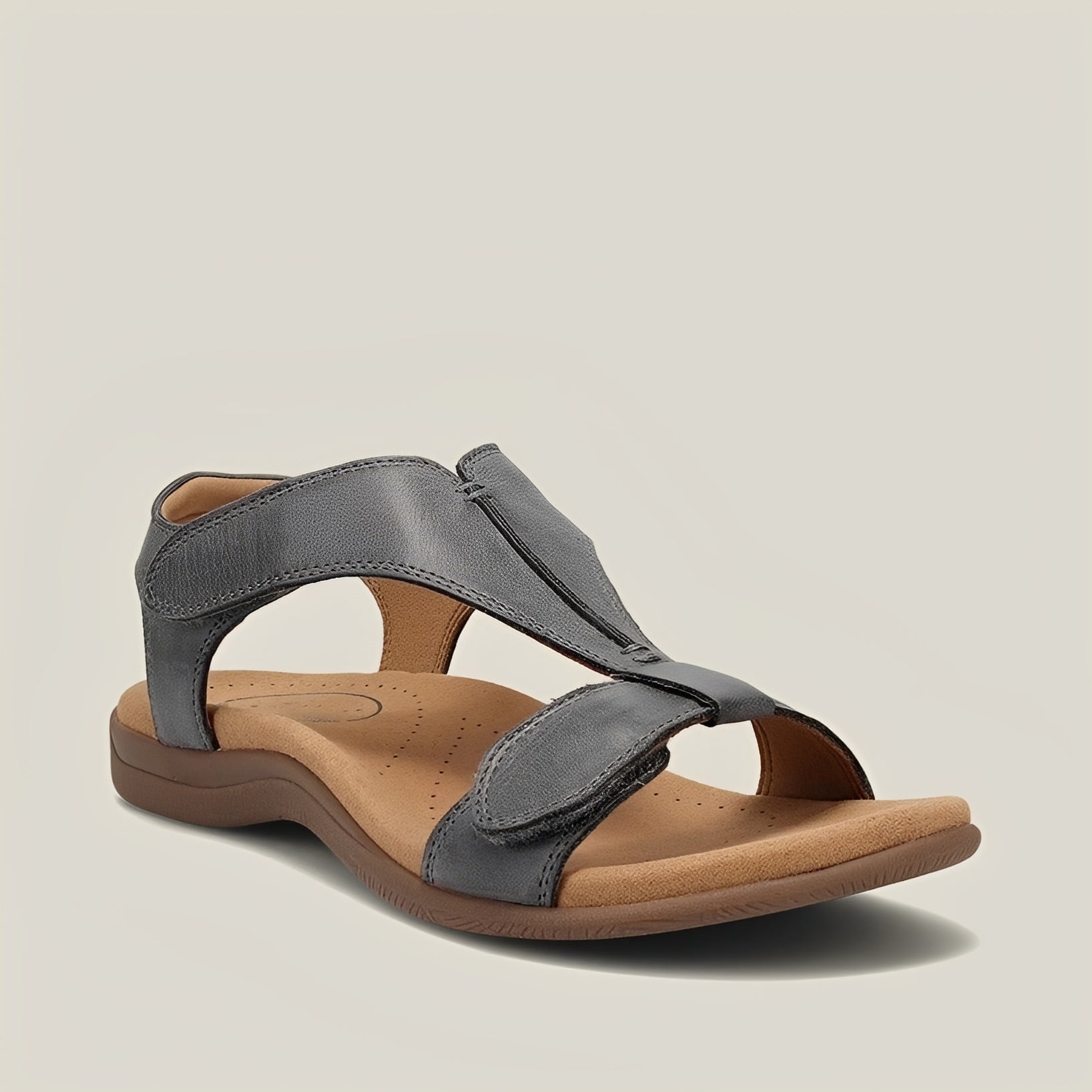 Sharon - Plateausandalen mit Klettverschluss