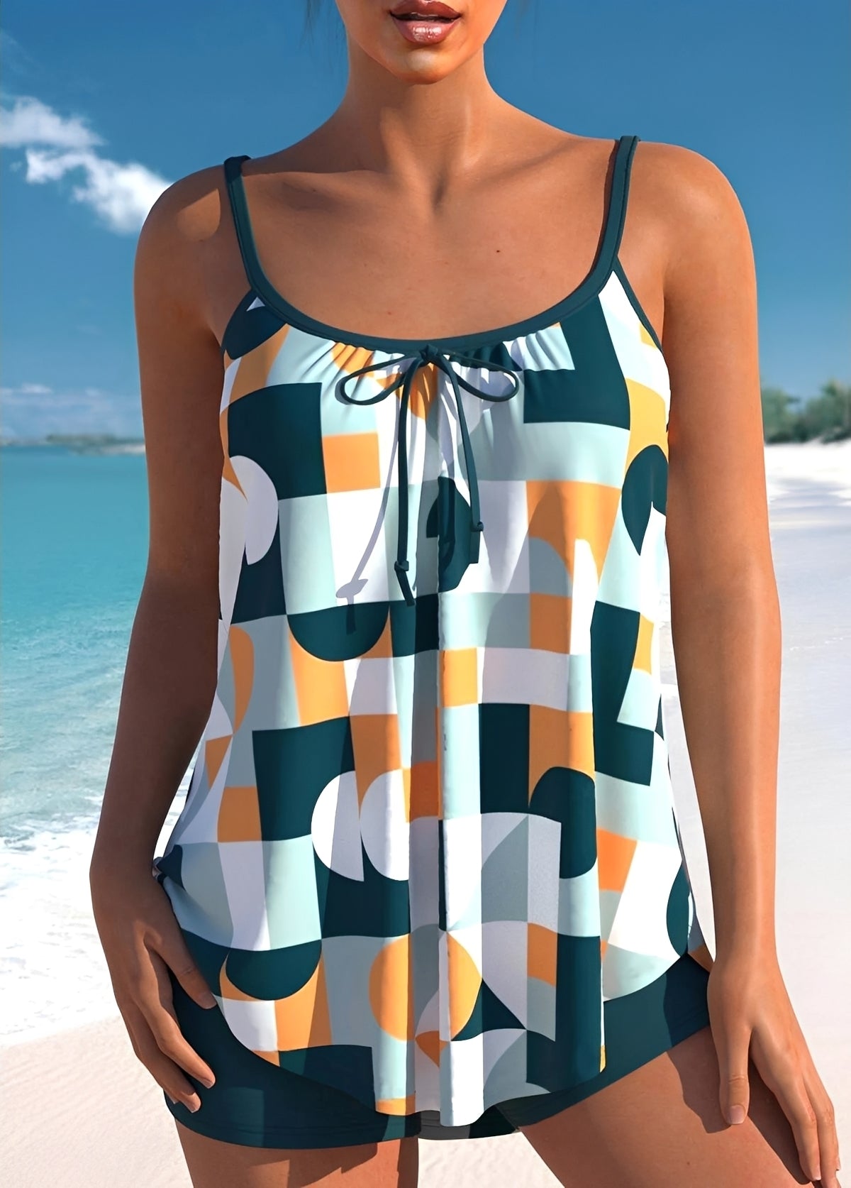 Connie - Modischer Damen-Badeanzug mit Print