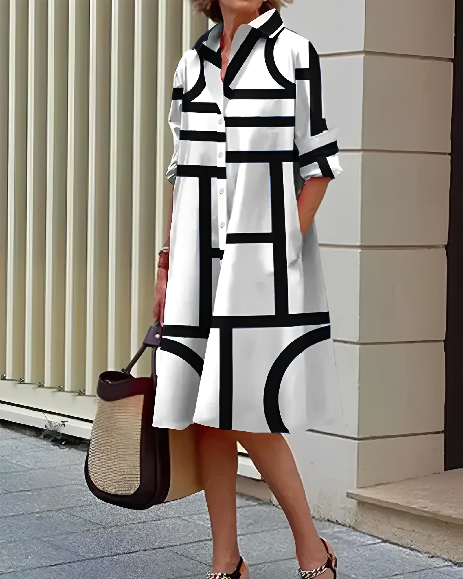 Alexia - Schickes Damenkleid mit Taschen