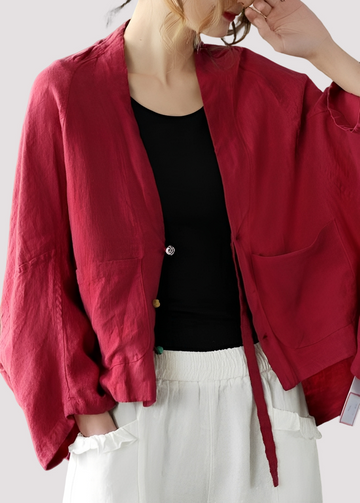 Tilly - Bequemer, locker geschnittener Damen-Cardigan mit Taschen