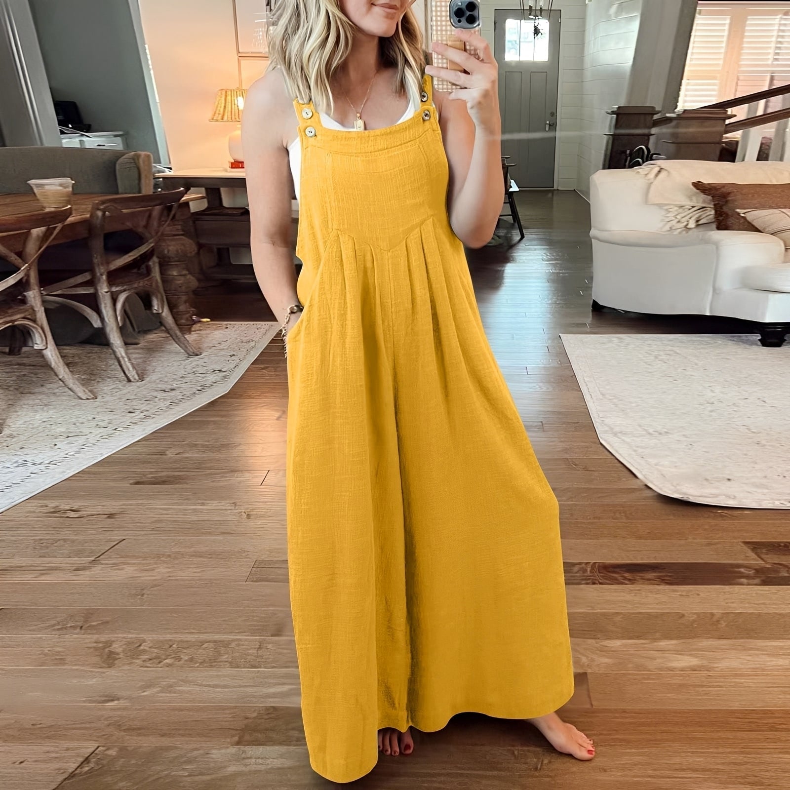 Chloe - Damen-Jumpsuit mit weitem Bein, elegant