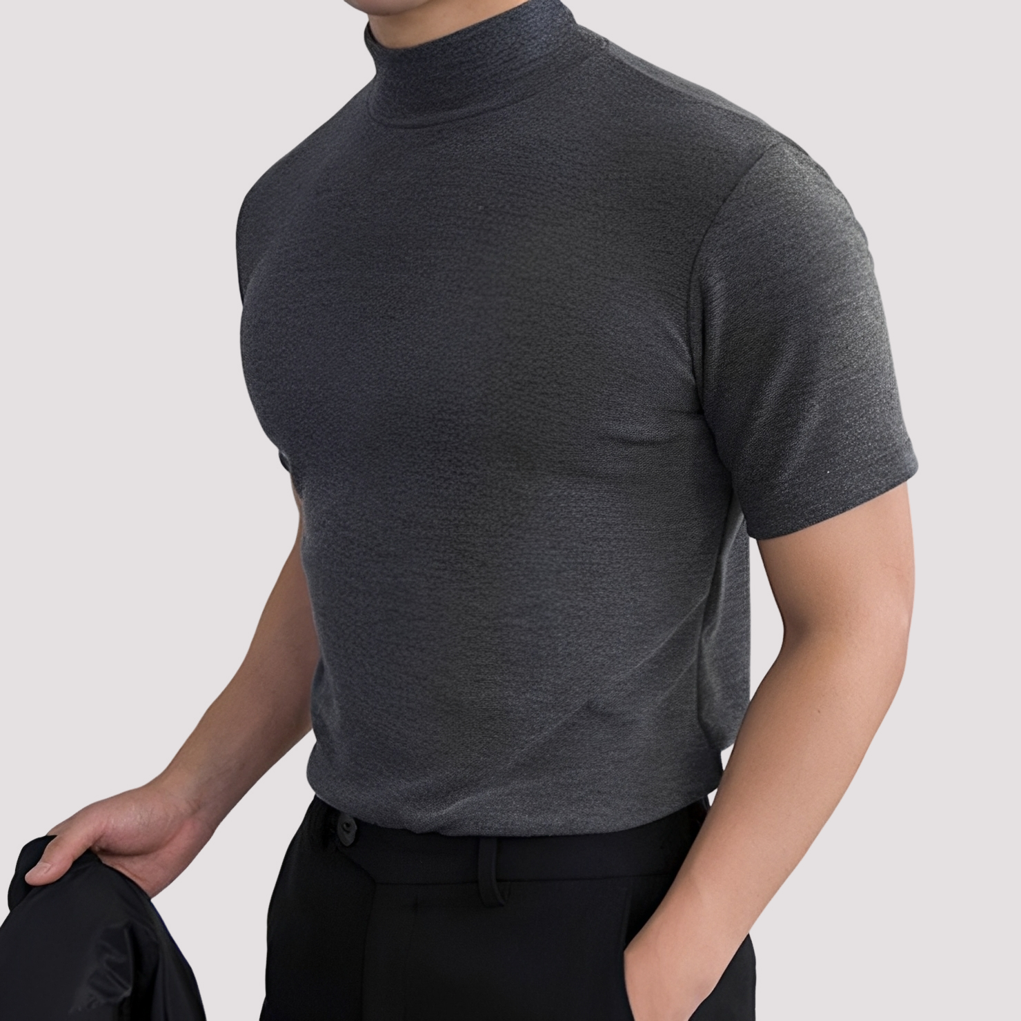 Alfie - Figurbetontes, lässiges Herren-T-Shirt