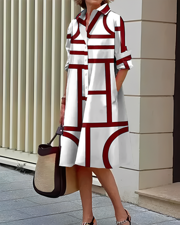 Alexia - Schickes Damenkleid mit Taschen