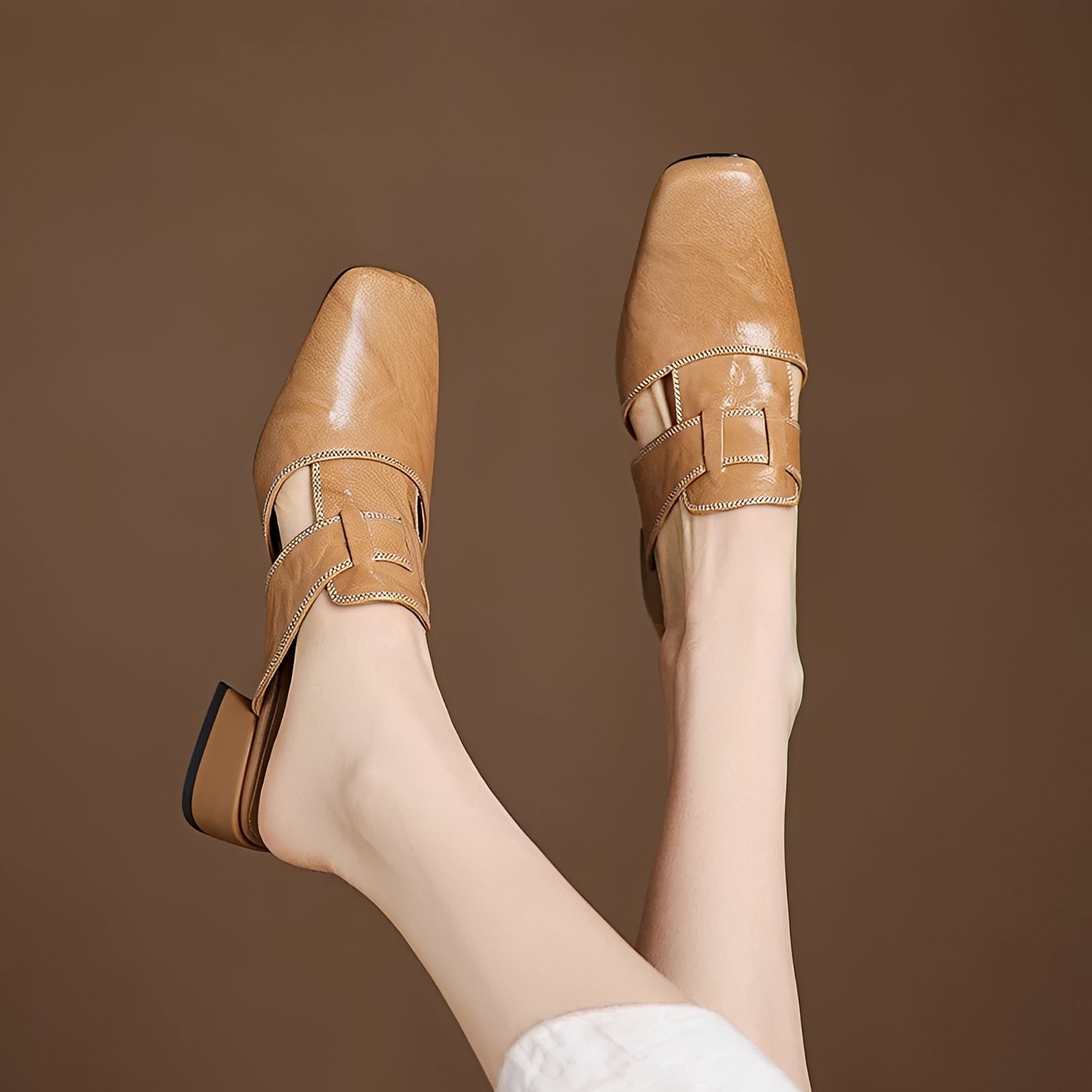 Evie - Elegante Mules-Sandalen