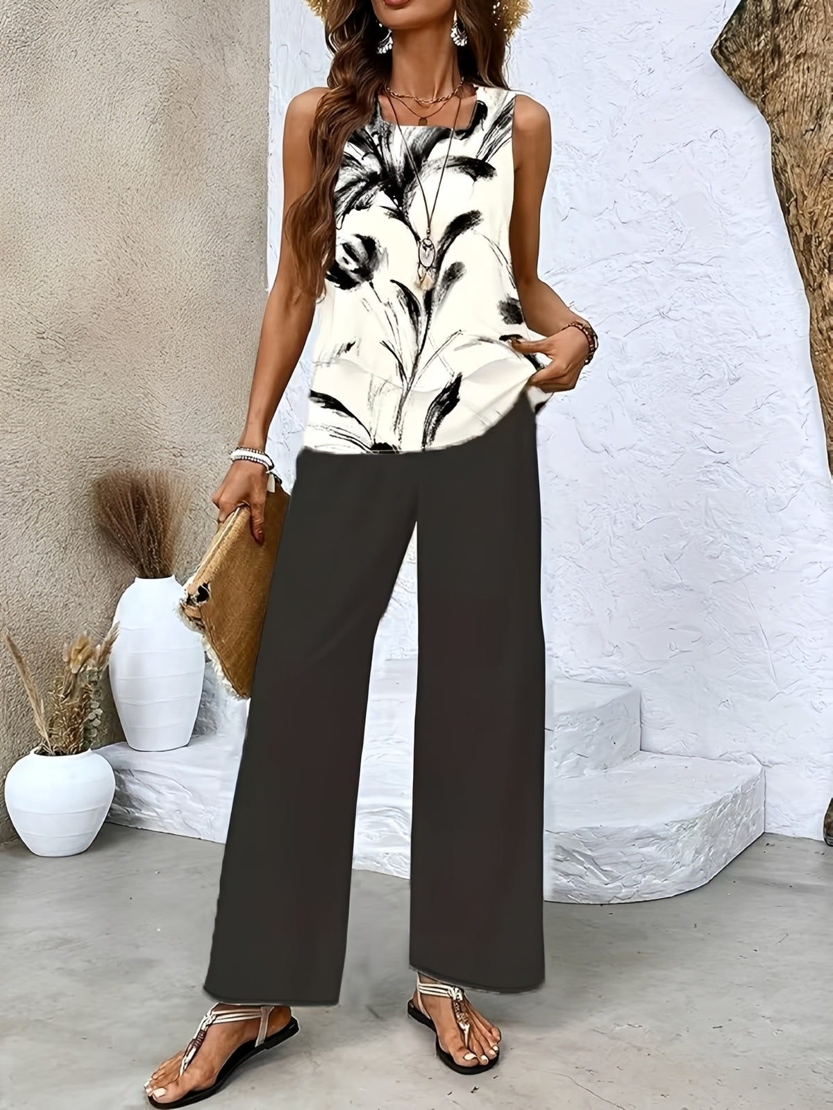 Jesse - Stilvolles, fließendes Damen-Outfit-Set