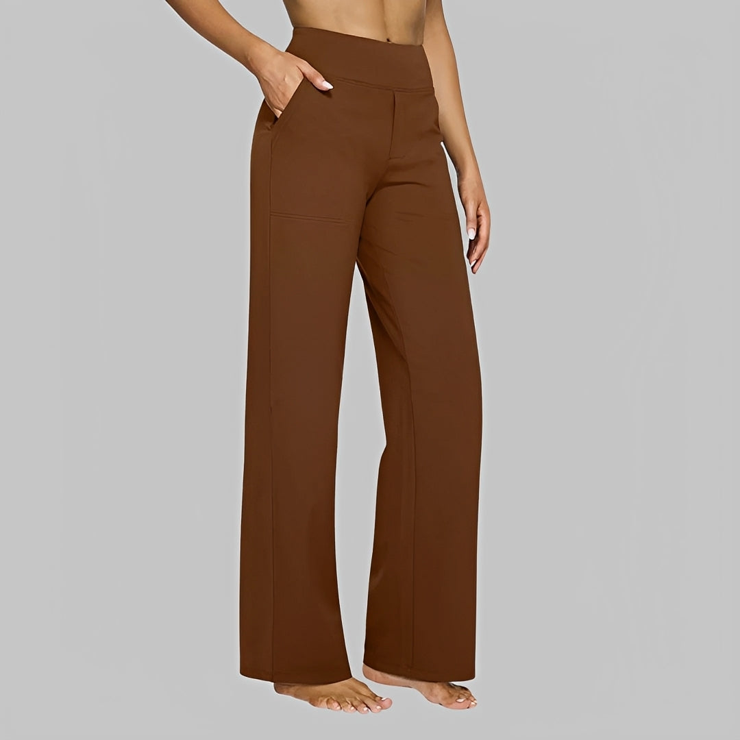 Roxanne - Hochtaillierte Stretchhosen