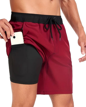 Adam – Herren Badeshorts – Schnell trocknende Strandmode