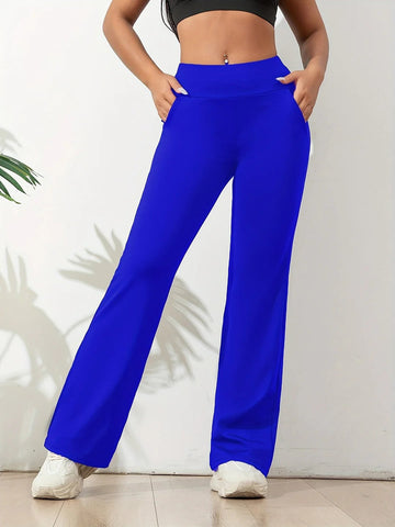 Lucia - Komfortable Hose mit weitem Bein und hoher Taille
