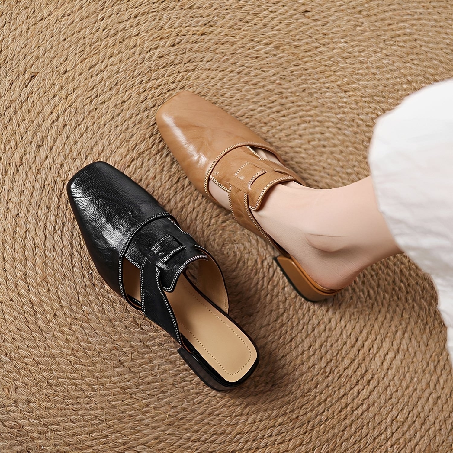 Evie - Elegante Mules-Sandalen