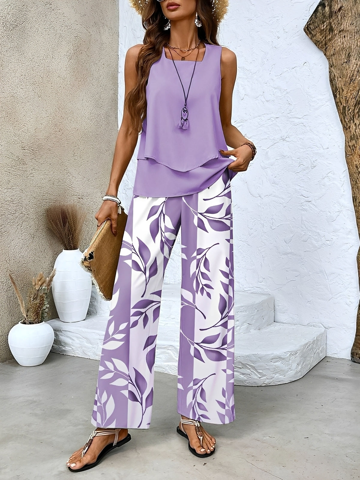 Jesse - Stilvolles, fließendes Damen-Outfit-Set