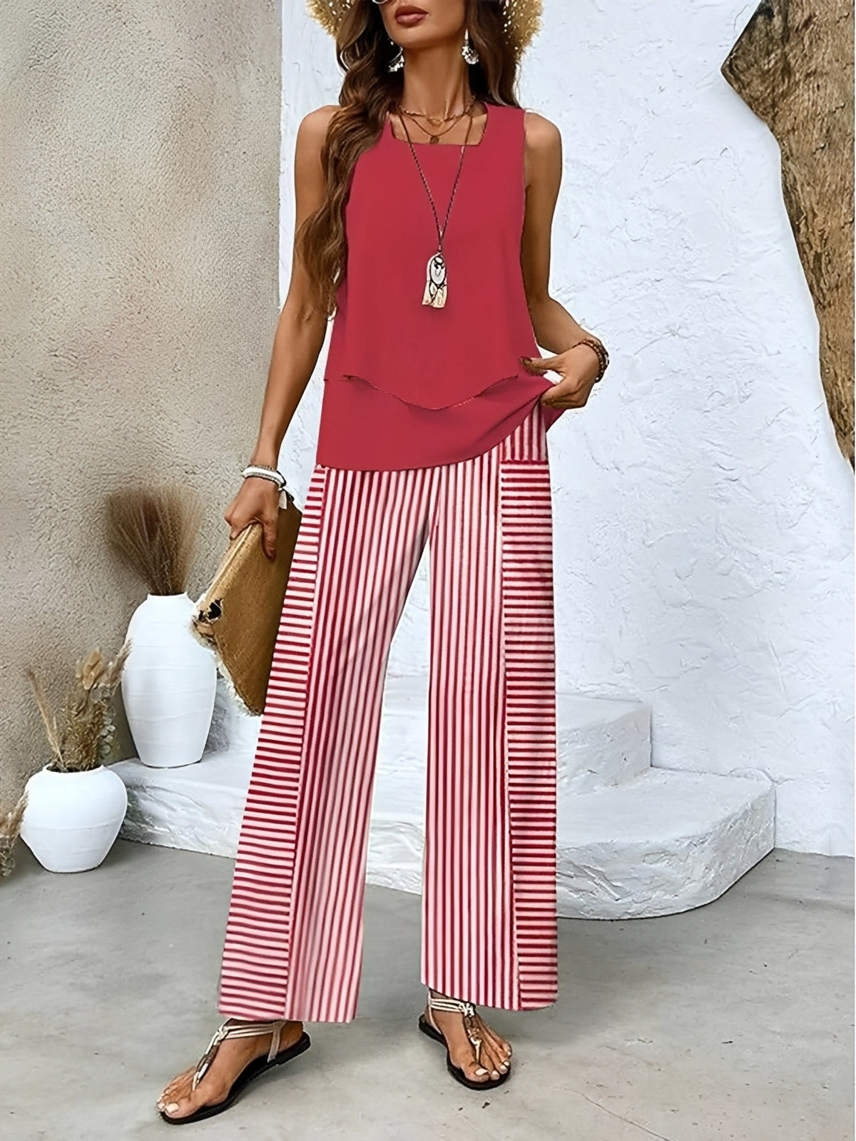 Jesse - Stilvolles, fließendes Damen-Outfit-Set